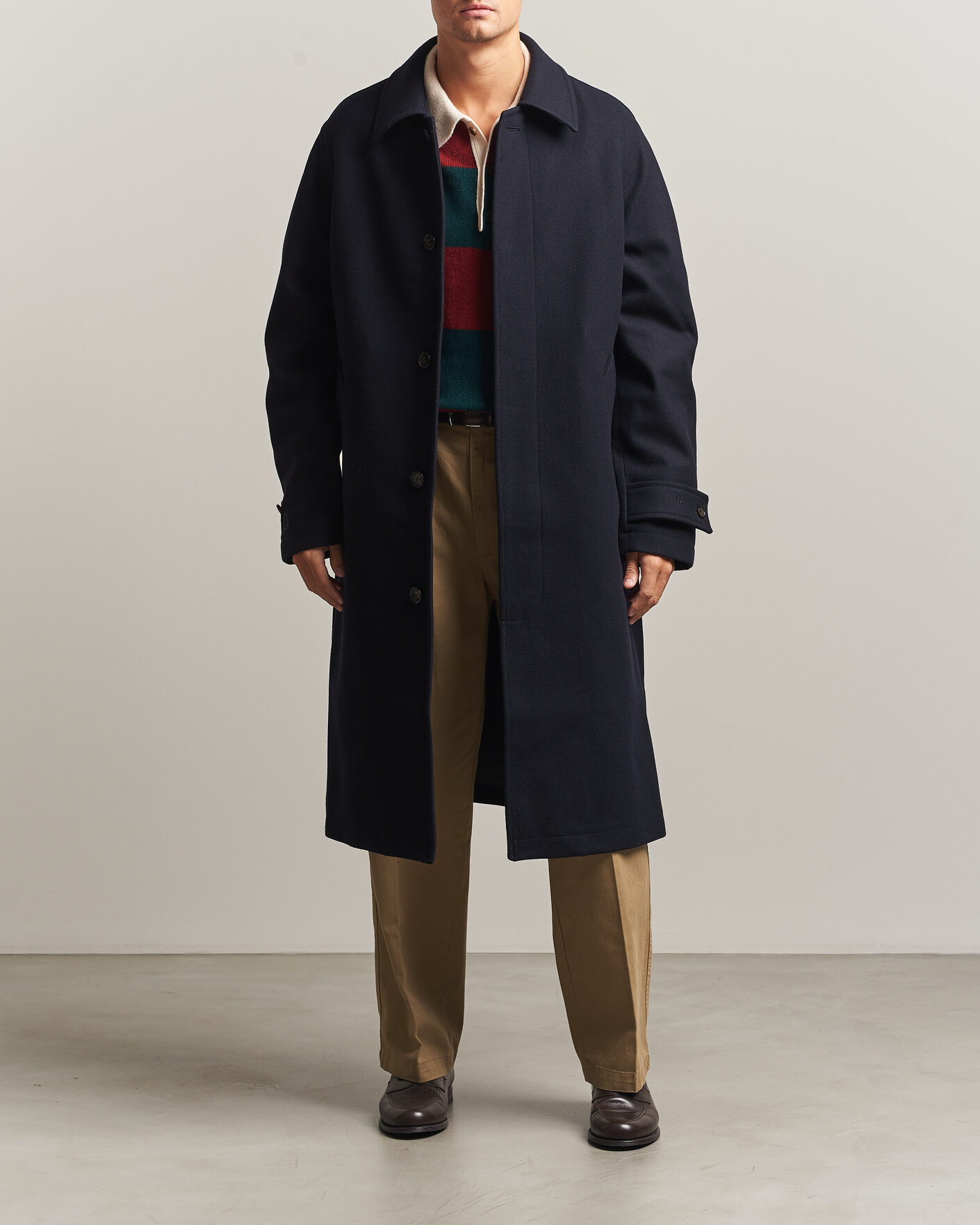 Heren | Jassen | Forét | Pine Wool Coat Navy
