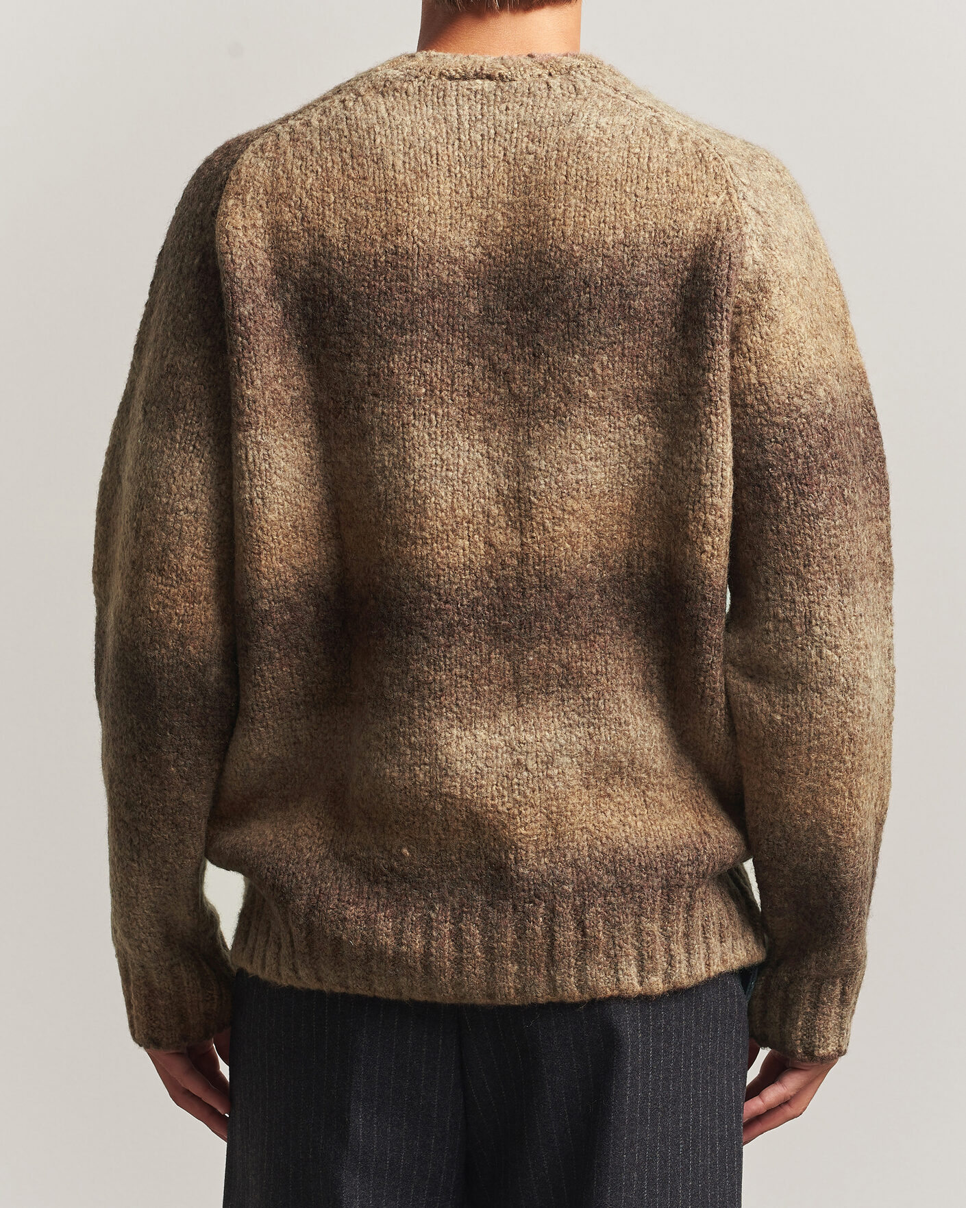 Heren | Truien | Forét | Space Yarn Crew Neck Brown