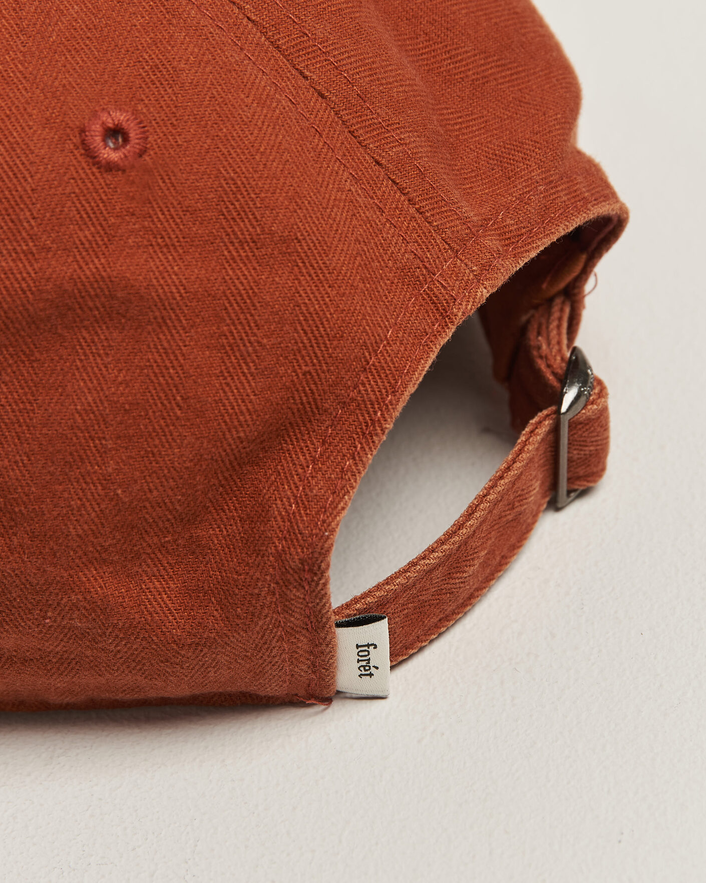 Heren | Hoeden en petten | Forét | Tree Washed Herringbone Cap Brown