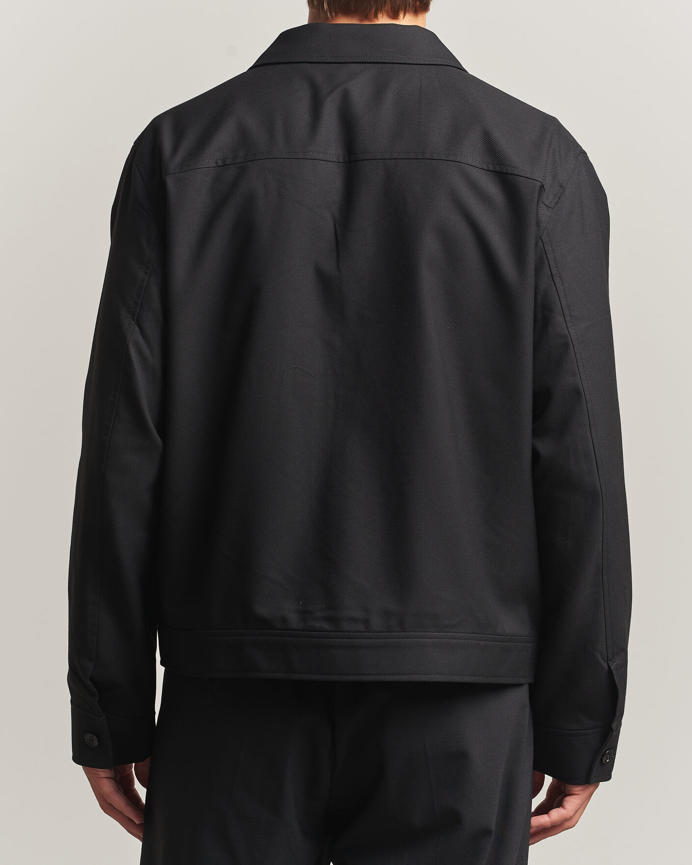 Heren | Jassen | J.Lindeberg | Jevin Brushed Twill Jacket Black