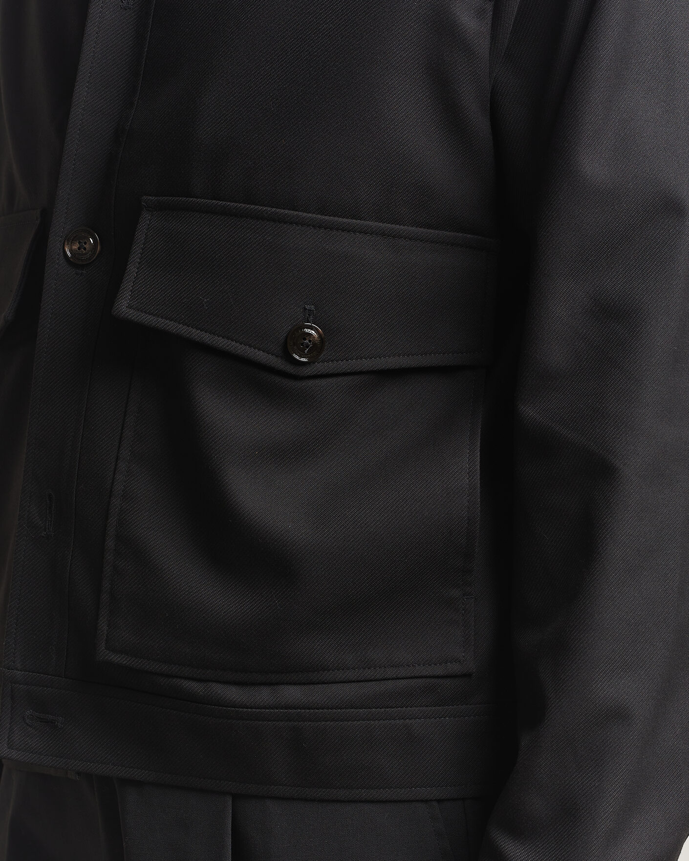Heren | Jassen | J.Lindeberg | Jevin Brushed Twill Jacket Black
