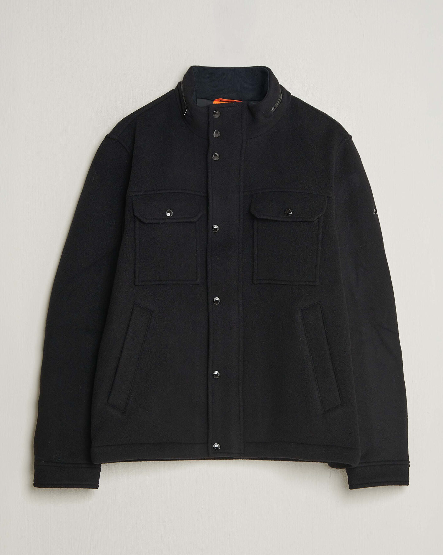 Heren | Jassen | J.Lindeberg | Bailey Wool Field Jacket Black