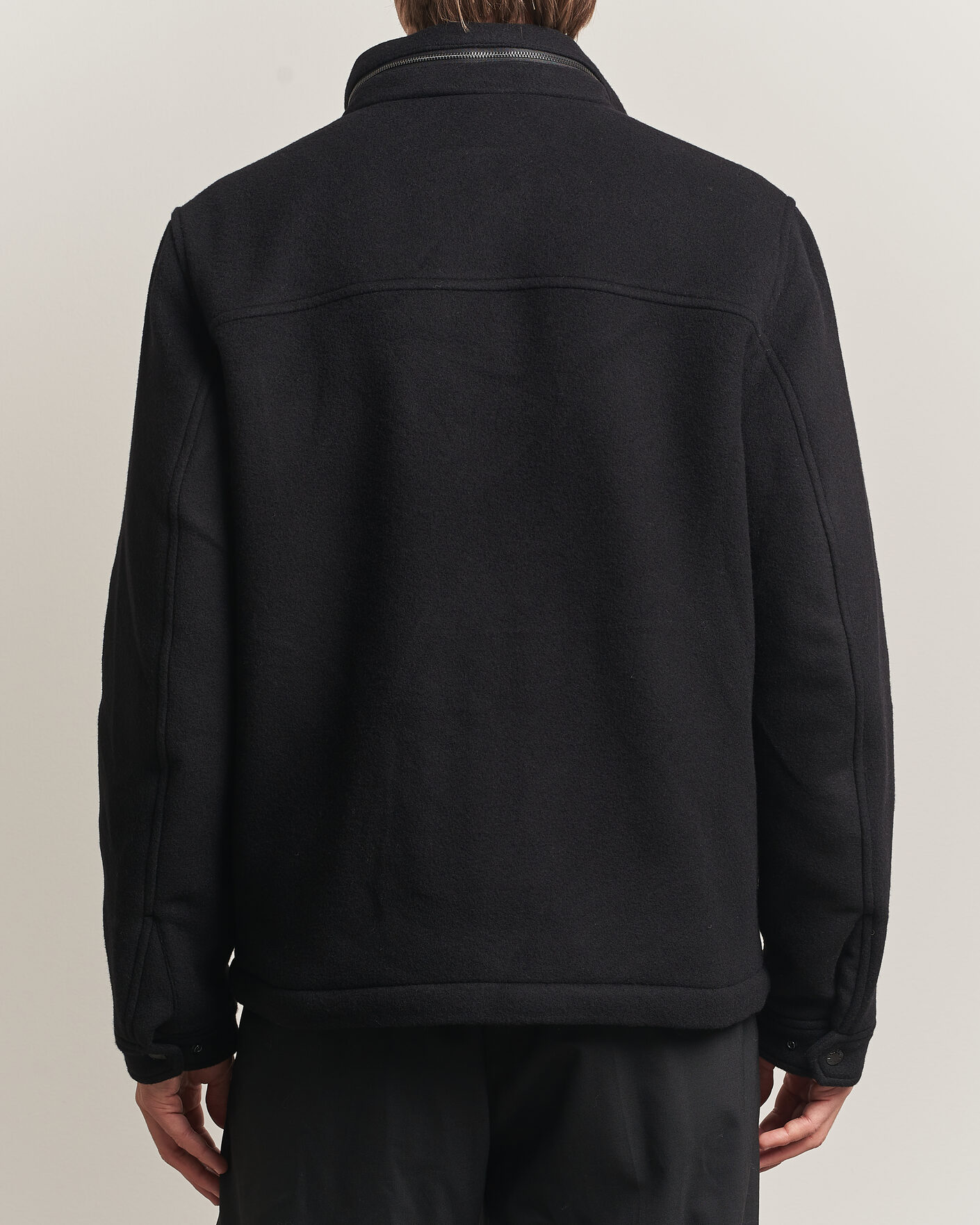 Heren | Jassen | J.Lindeberg | Bailey Wool Field Jacket Black