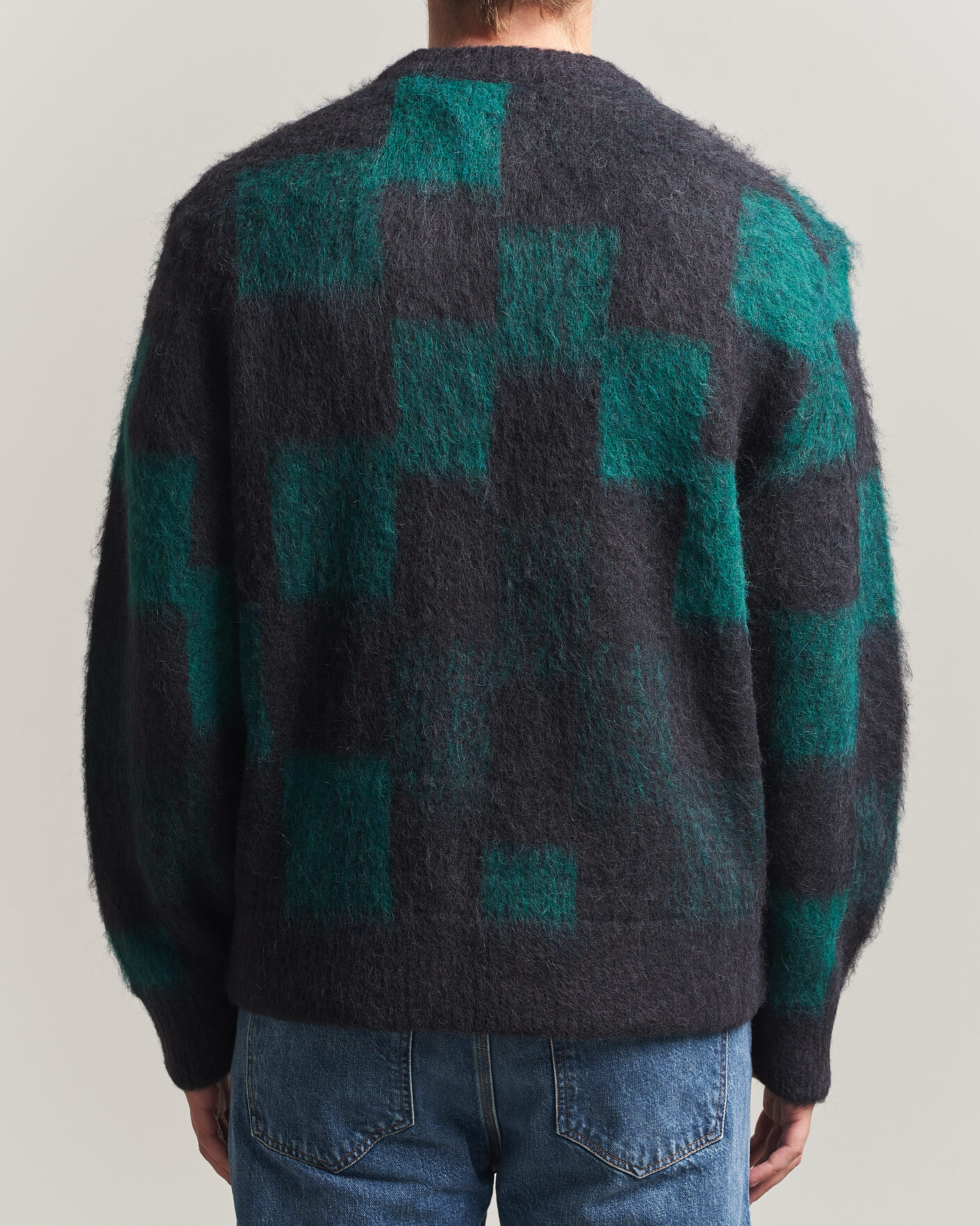 Heren | Truien | J.Lindeberg | Hank Graphic Knitted Sweater Forest Biome