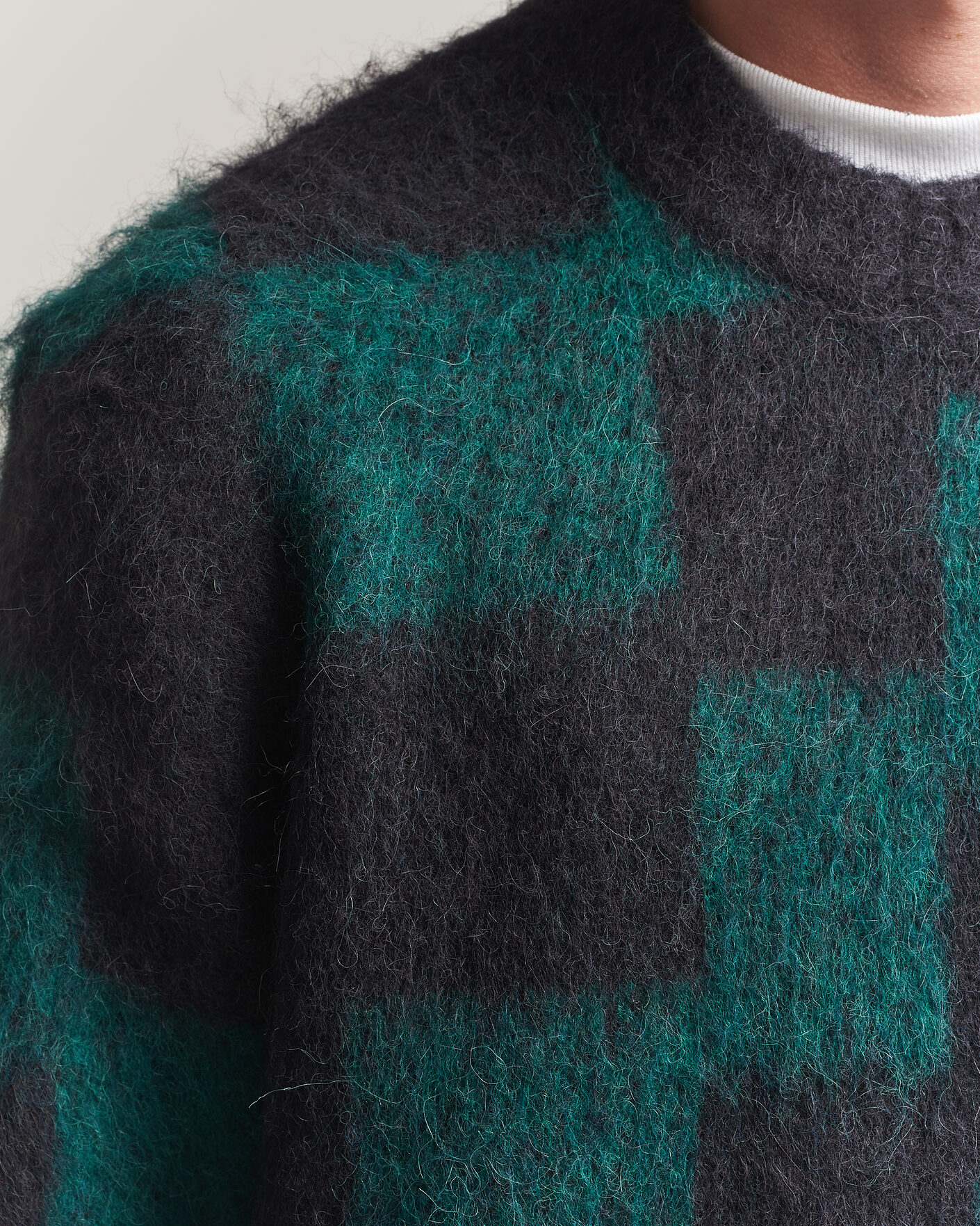 Heren | Truien | J.Lindeberg | Hank Graphic Knitted Sweater Forest Biome