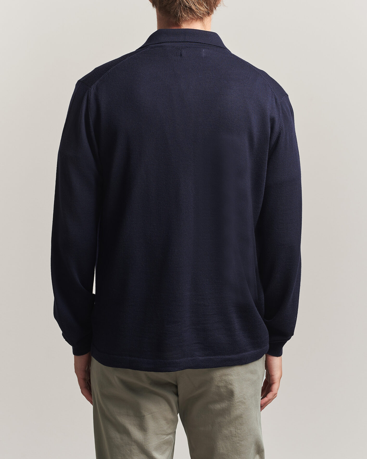 Heren | Truien | J.Lindeberg | Kaleb Merino Full Zip JL Navy