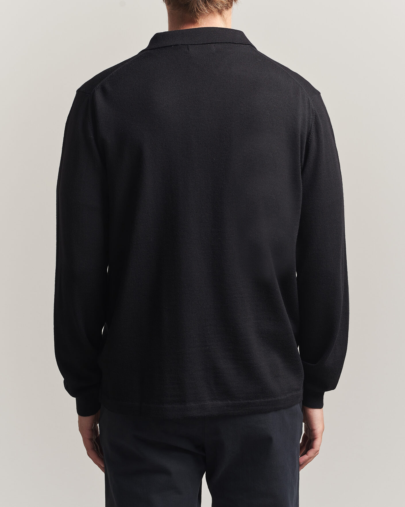 Heren | Truien | J.Lindeberg | Kaleb Merino Full Zip Black