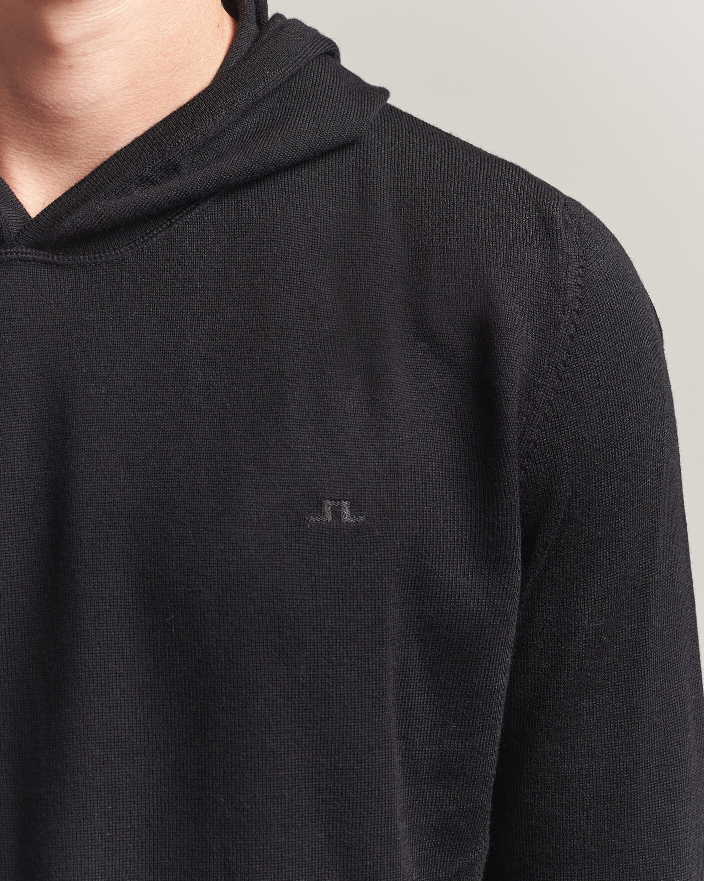 Heren | Truien | J.Lindeberg | Karl Merino Hoodie Black