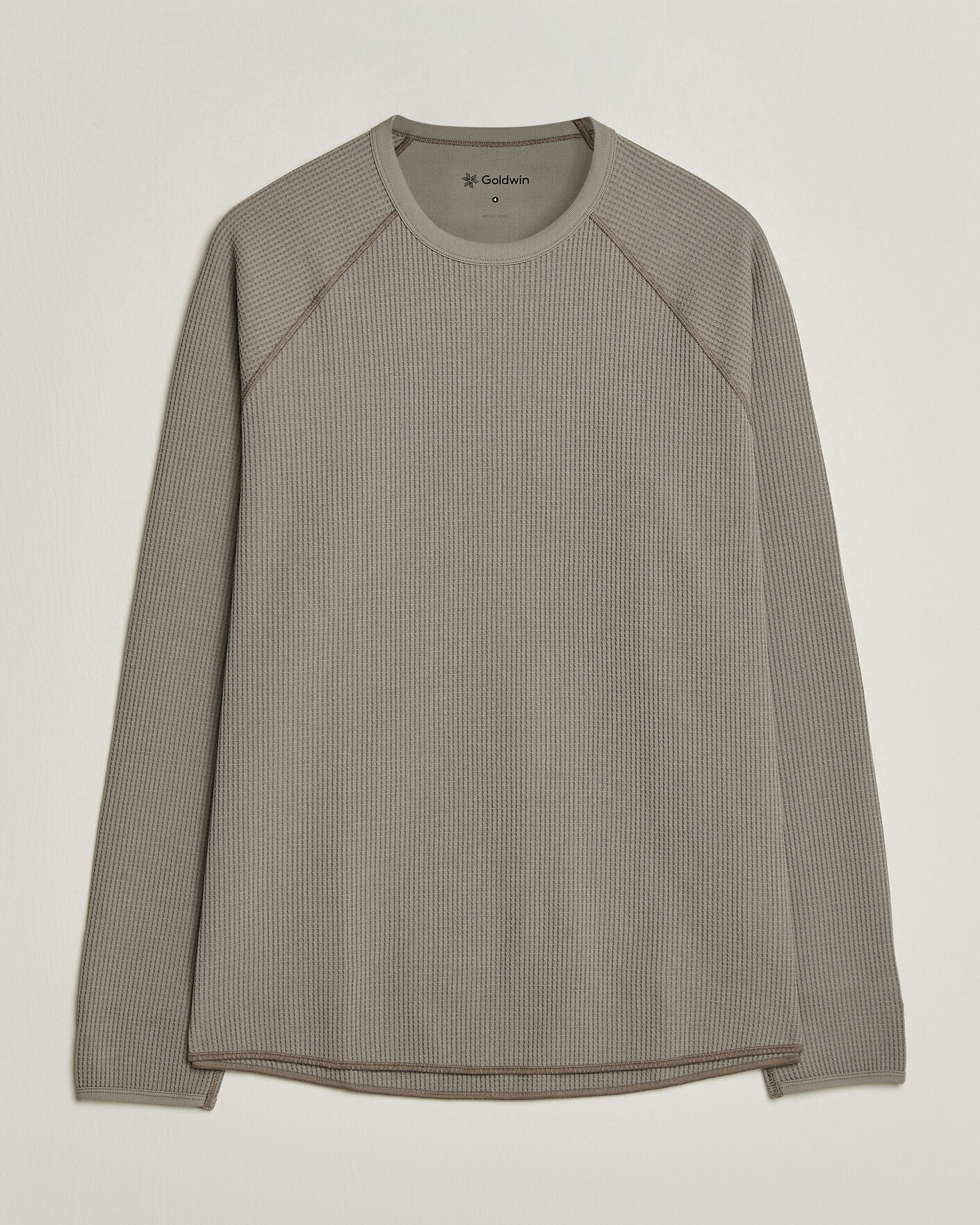 Heren | T-shirts | Goldwin | WF Light Long Sleeve T-Shirt Arid Beige