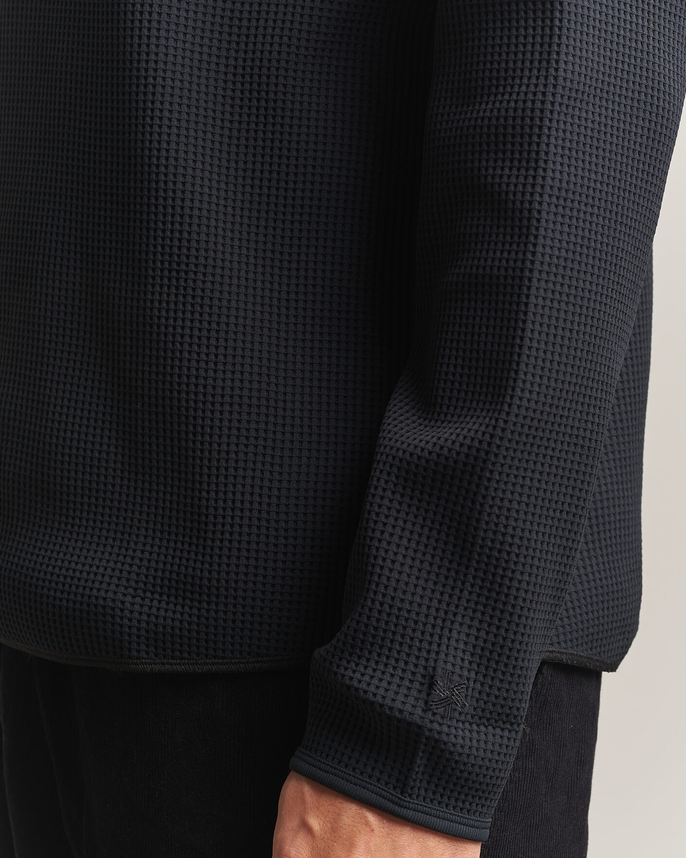 Heren | T-shirts | Goldwin | WF Light Long Sleeve T-Shirt Black