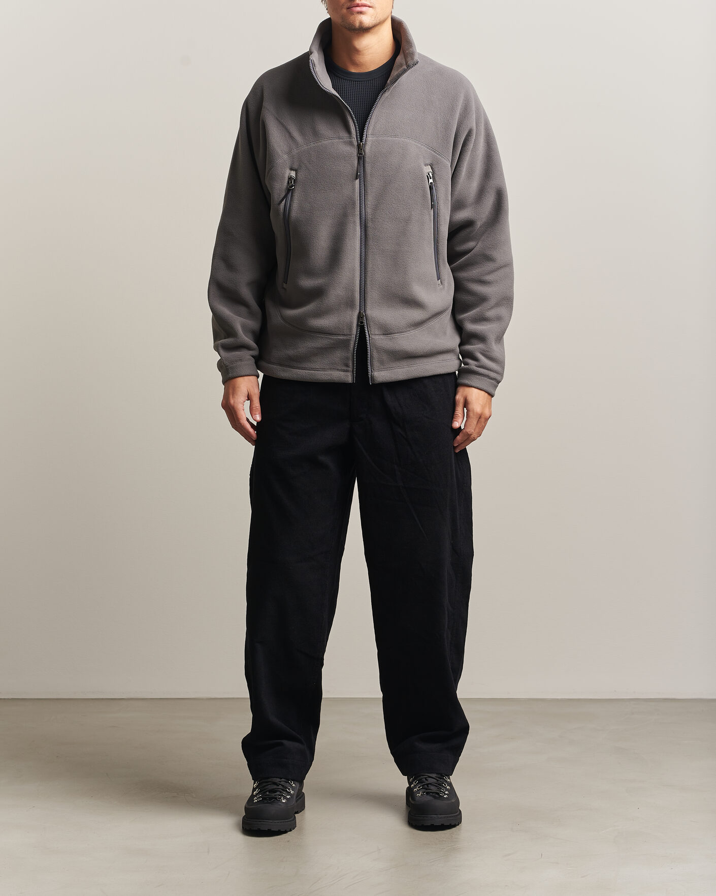 Heren | Truien | Goldwin | Polartec Fleece Jacket Lunar Gray