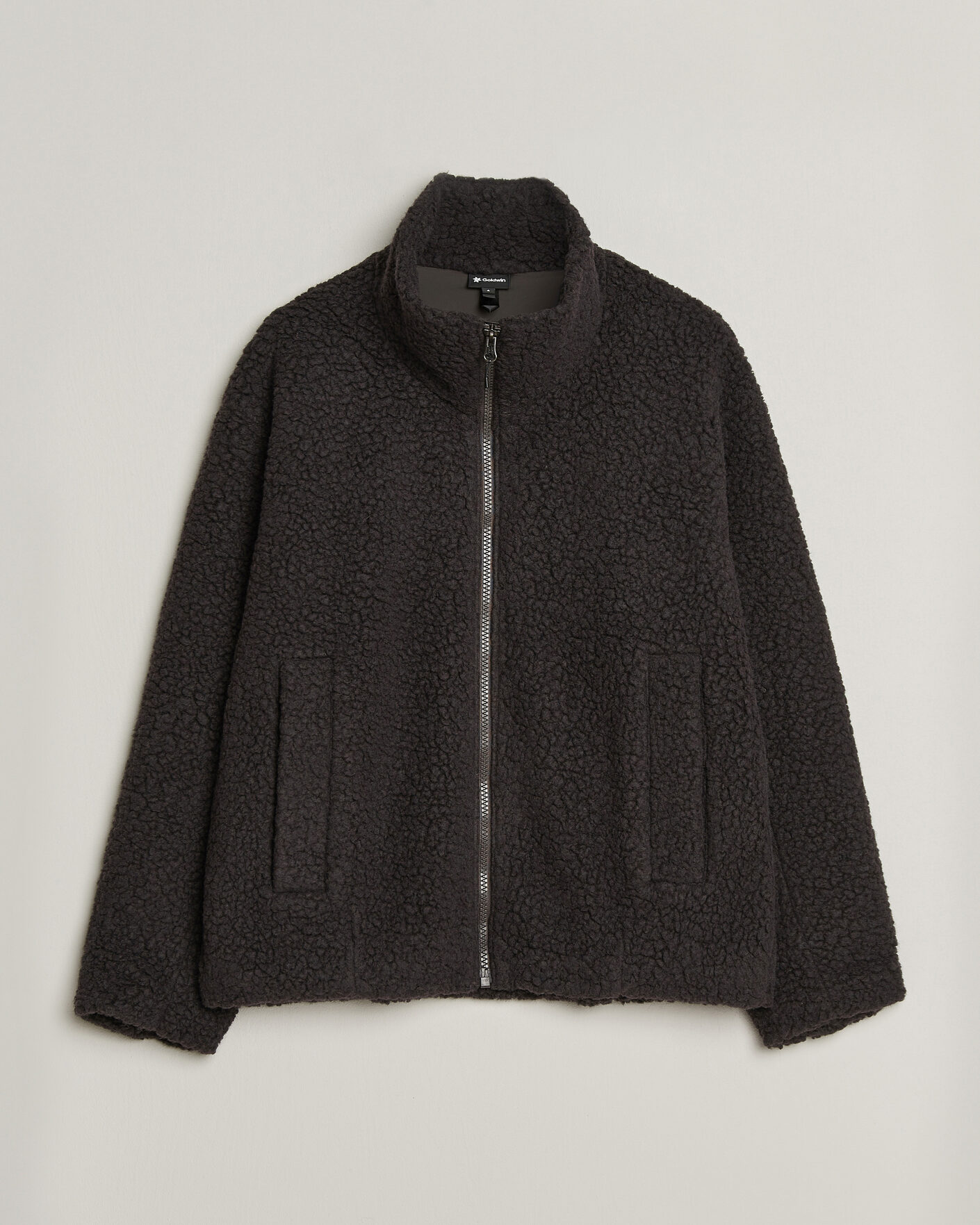 Heren | Truien | Goldwin | Deep Pile Fleece Jacket Espresso