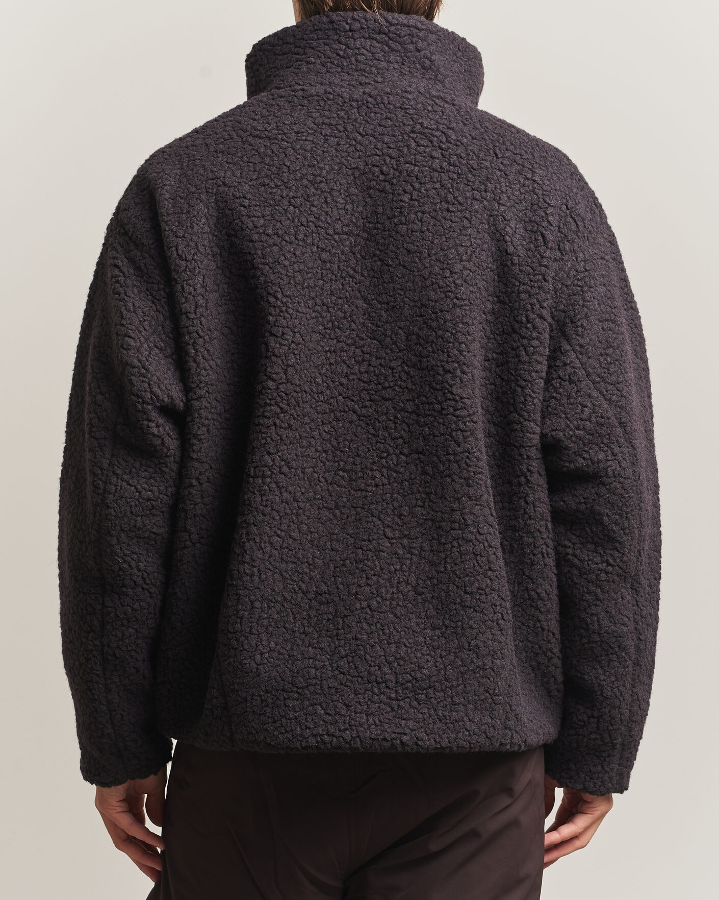 Heren | Truien | Goldwin | Deep Pile Fleece Jacket Espresso