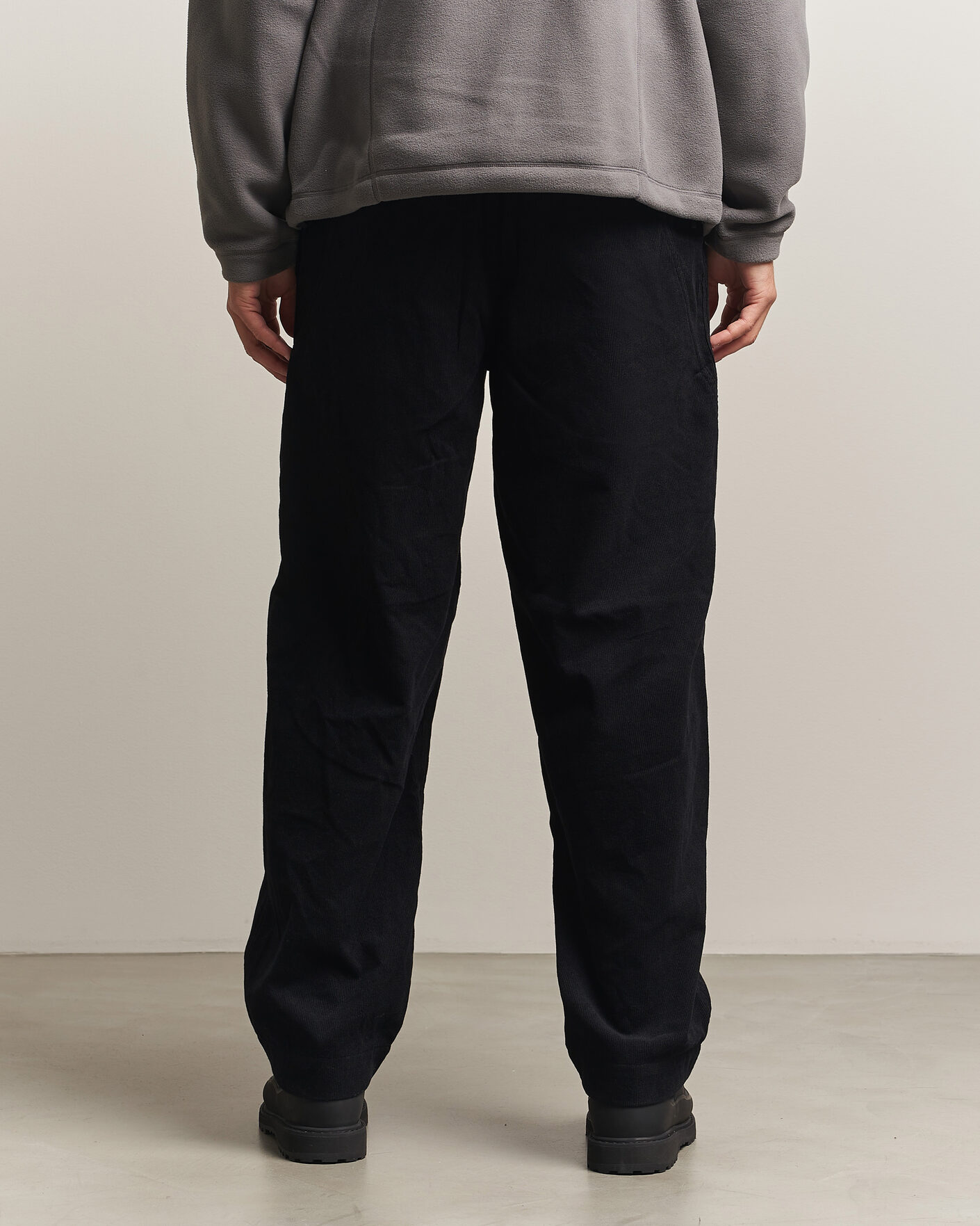 Heren | Broeken | Goldwin | Corduroy Straight Pants Black