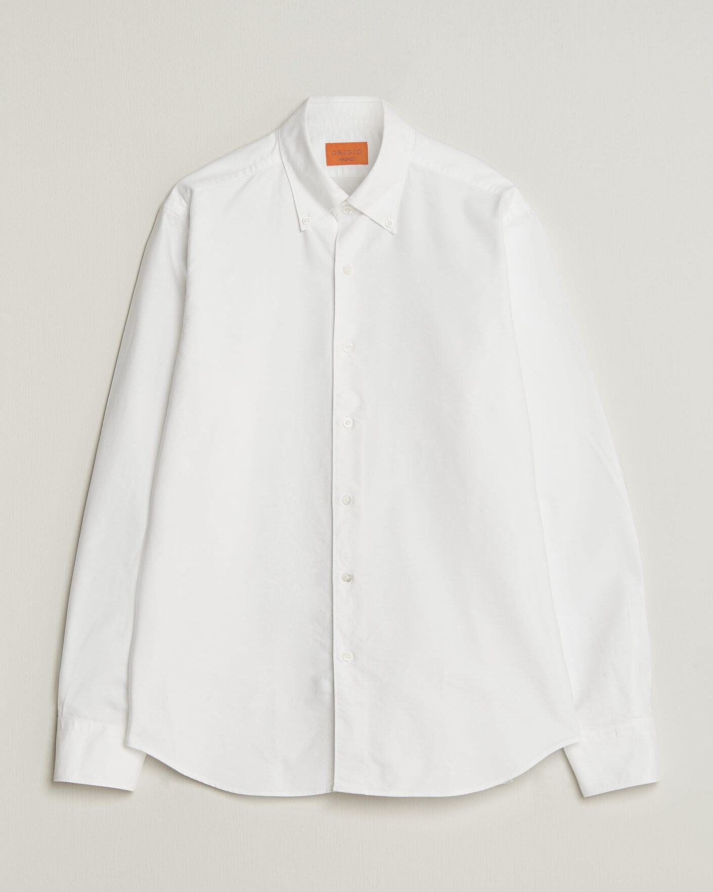 Heren | Overhemden | Grigio | Oxford Button Down Shirt White