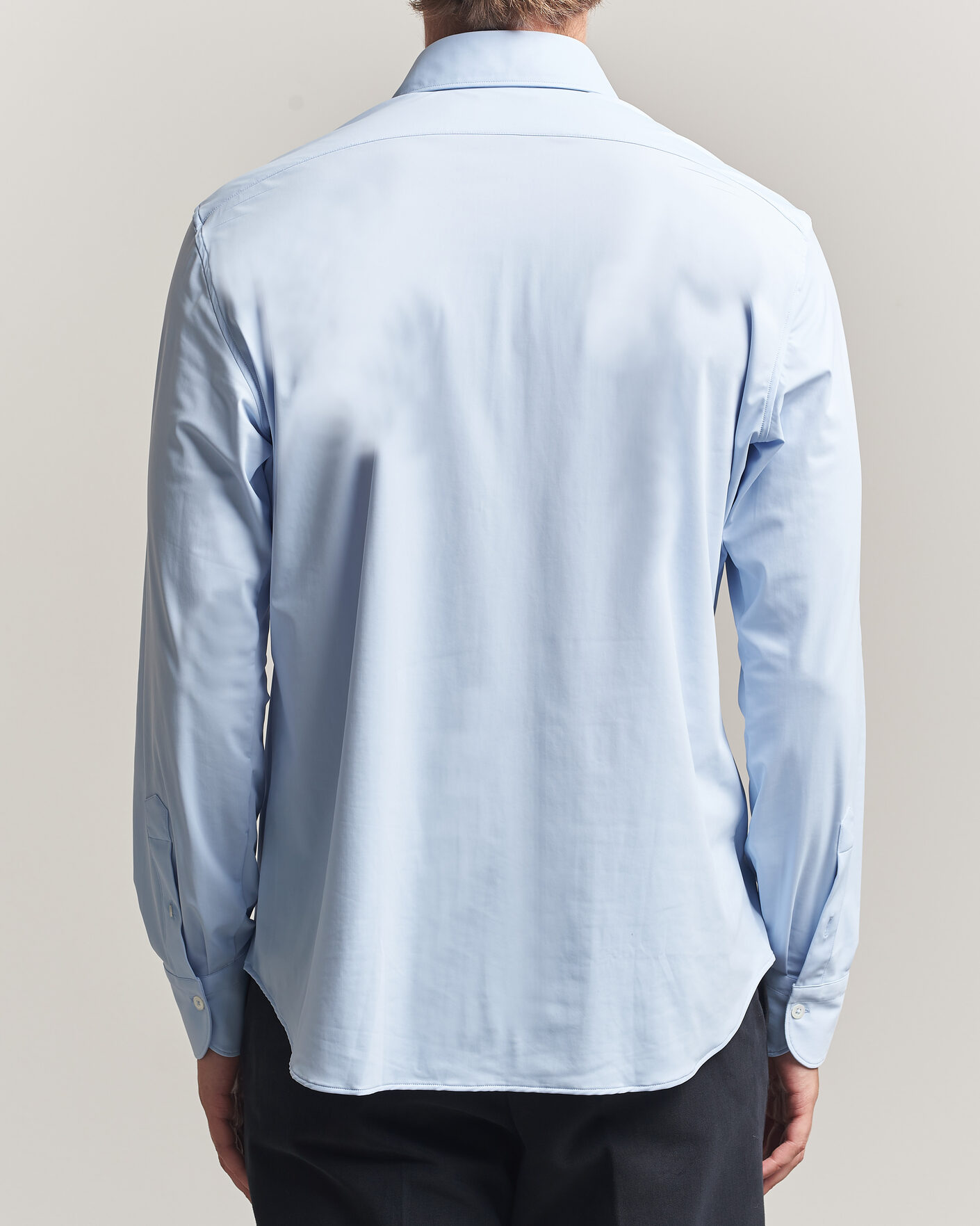 Heren | Overhemden | Grigio | Jersey Shirt Light Blue