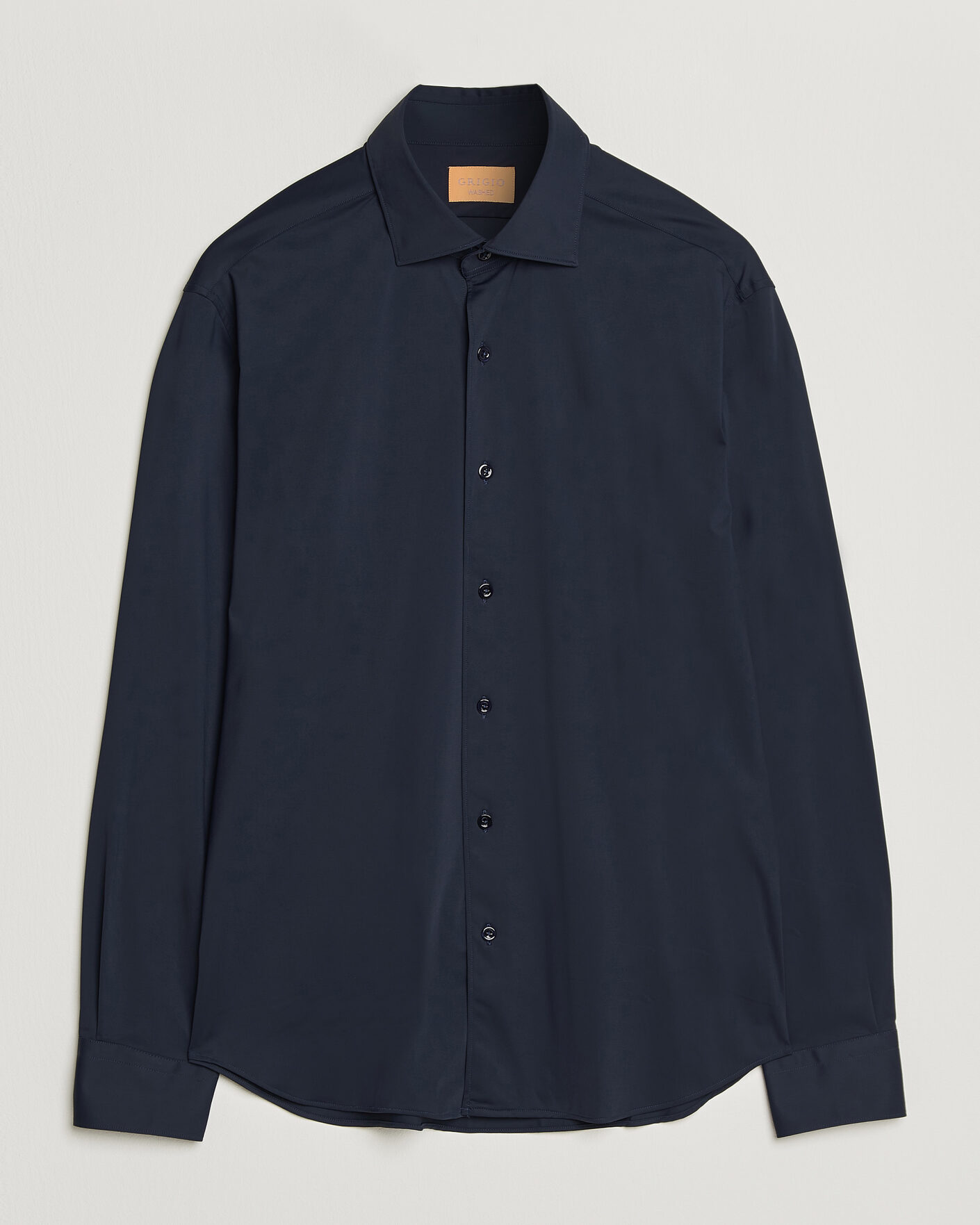 Heren | Overhemden | Grigio | Jersey Shirt Navy