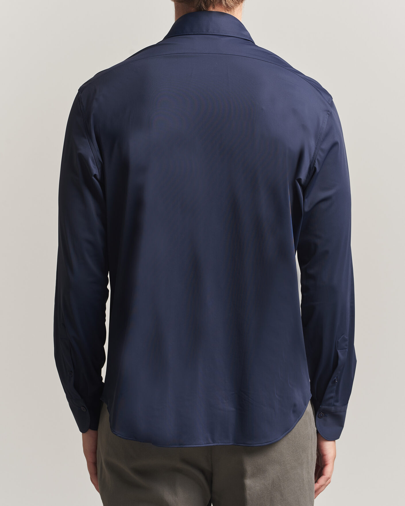 Heren | Overhemden | Grigio | Jersey Shirt Navy