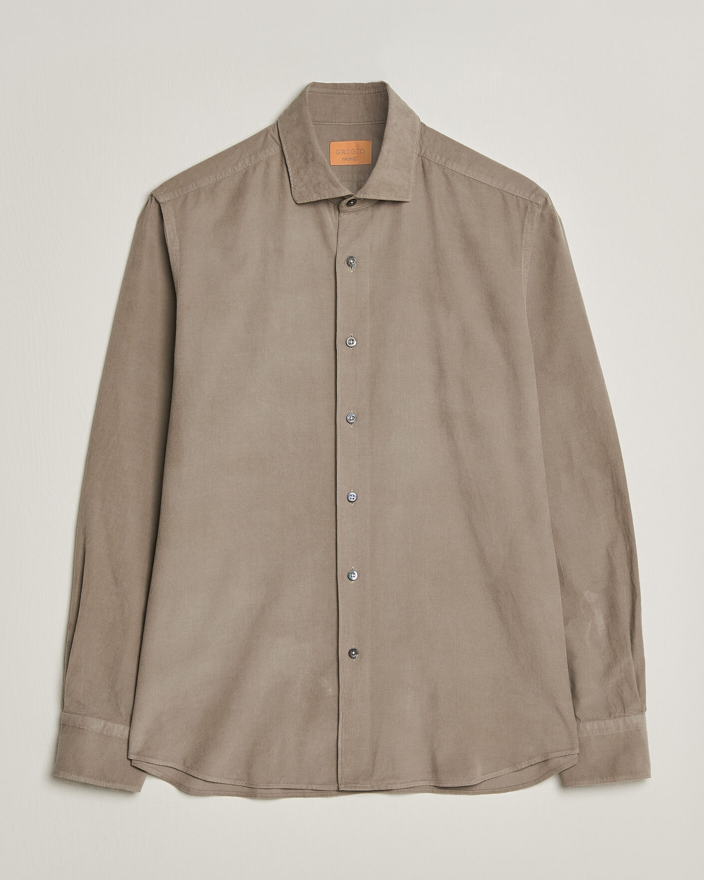 Heren | Overhemden | Grigio | Corduroy Shirt Beige