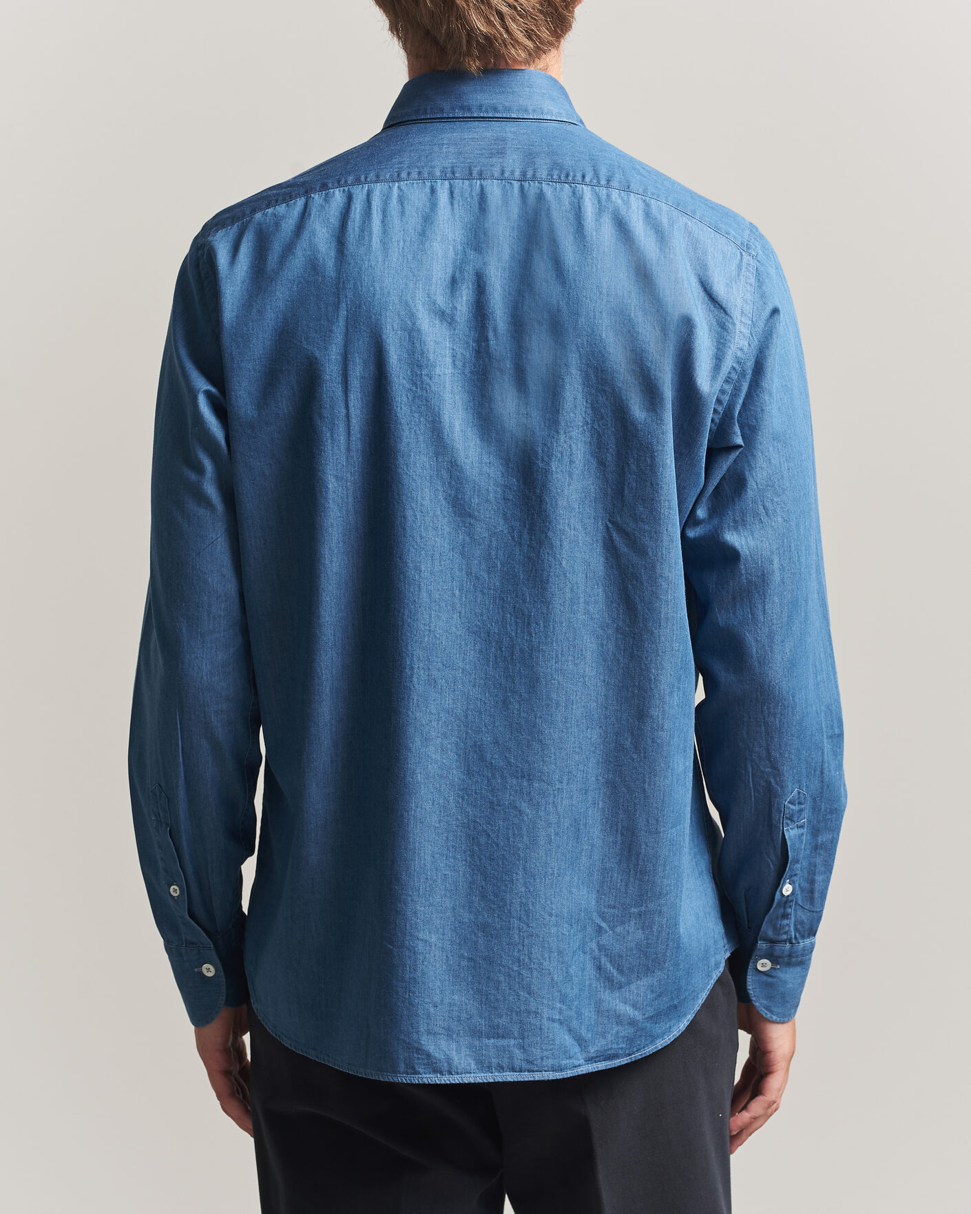 Heren | Overhemden | Grigio | Denim Shirt Light Blue