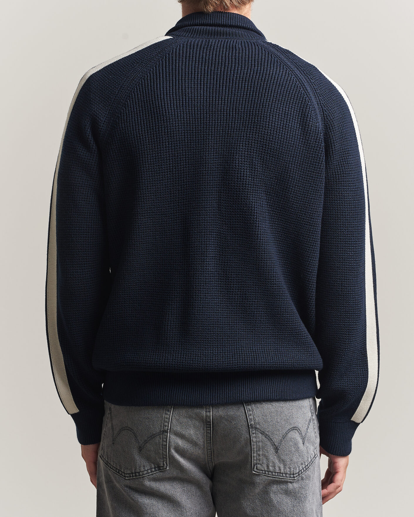 Heren | Truien | J.Lindeberg | Craig Knitted Full Zip JL Navy