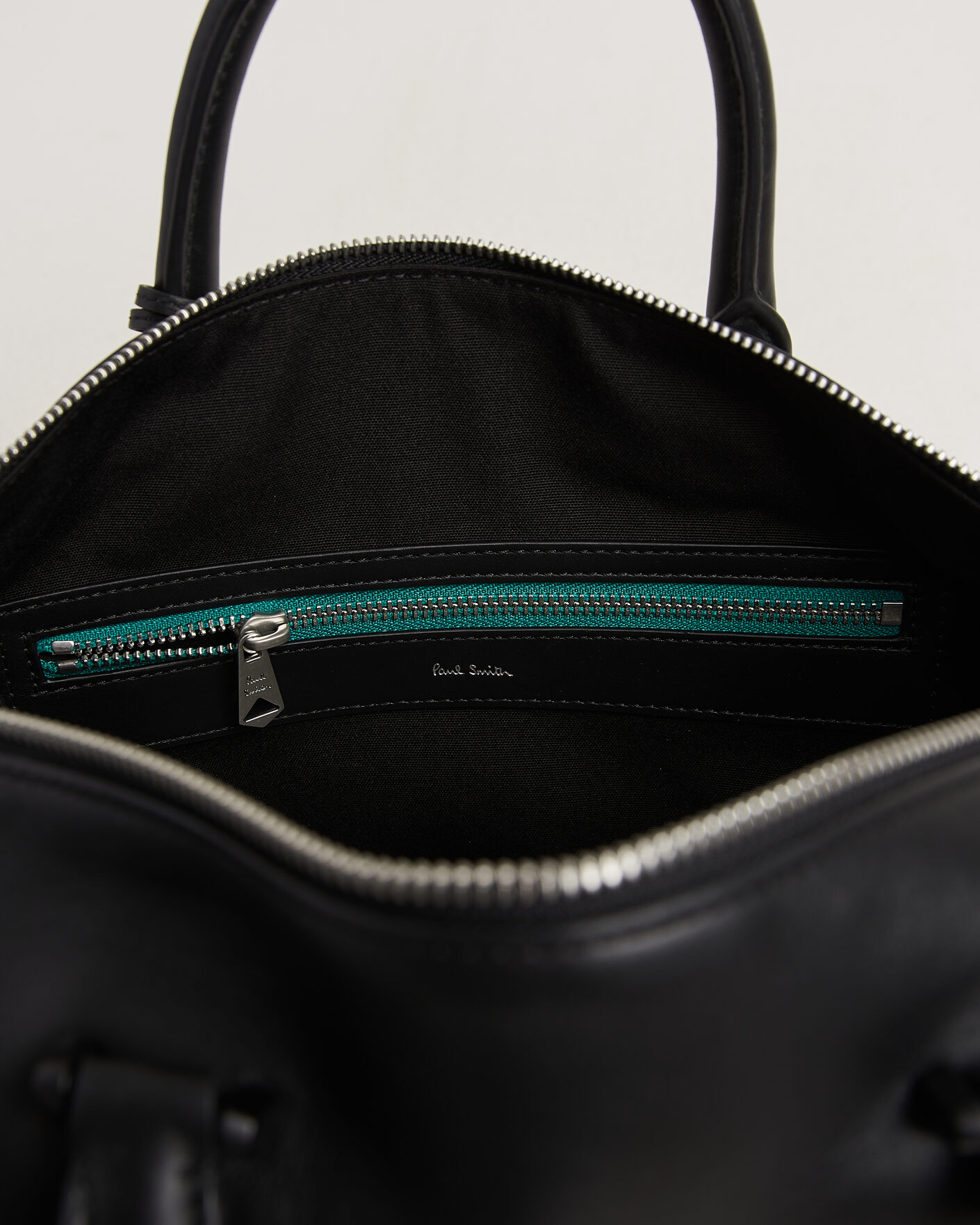 Heren | Tassen | Paul Smith | Leather Briefcase Black