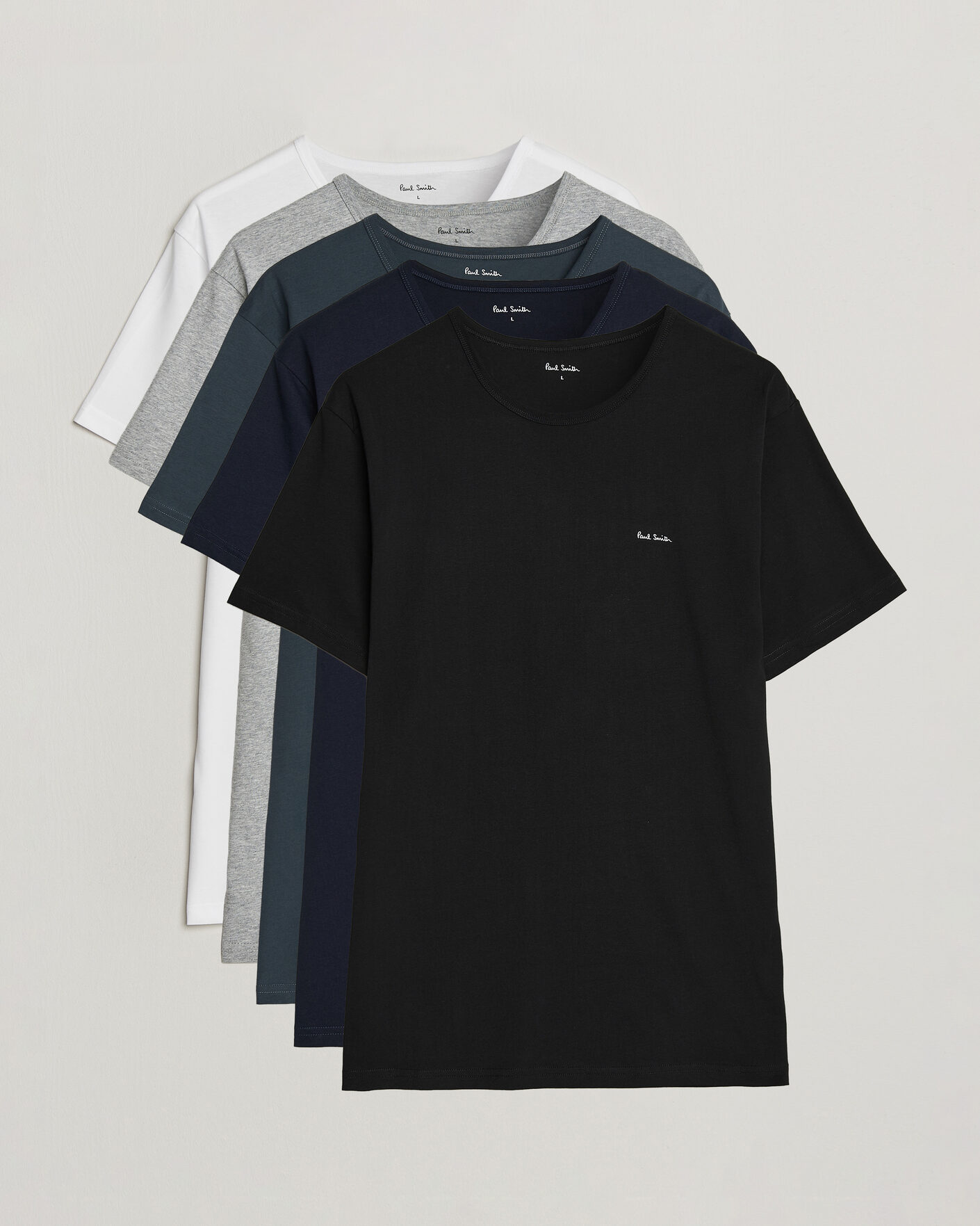Heren | T-shirts | Paul Smith | 5-Pack Crew Neck T-Shirt Multi