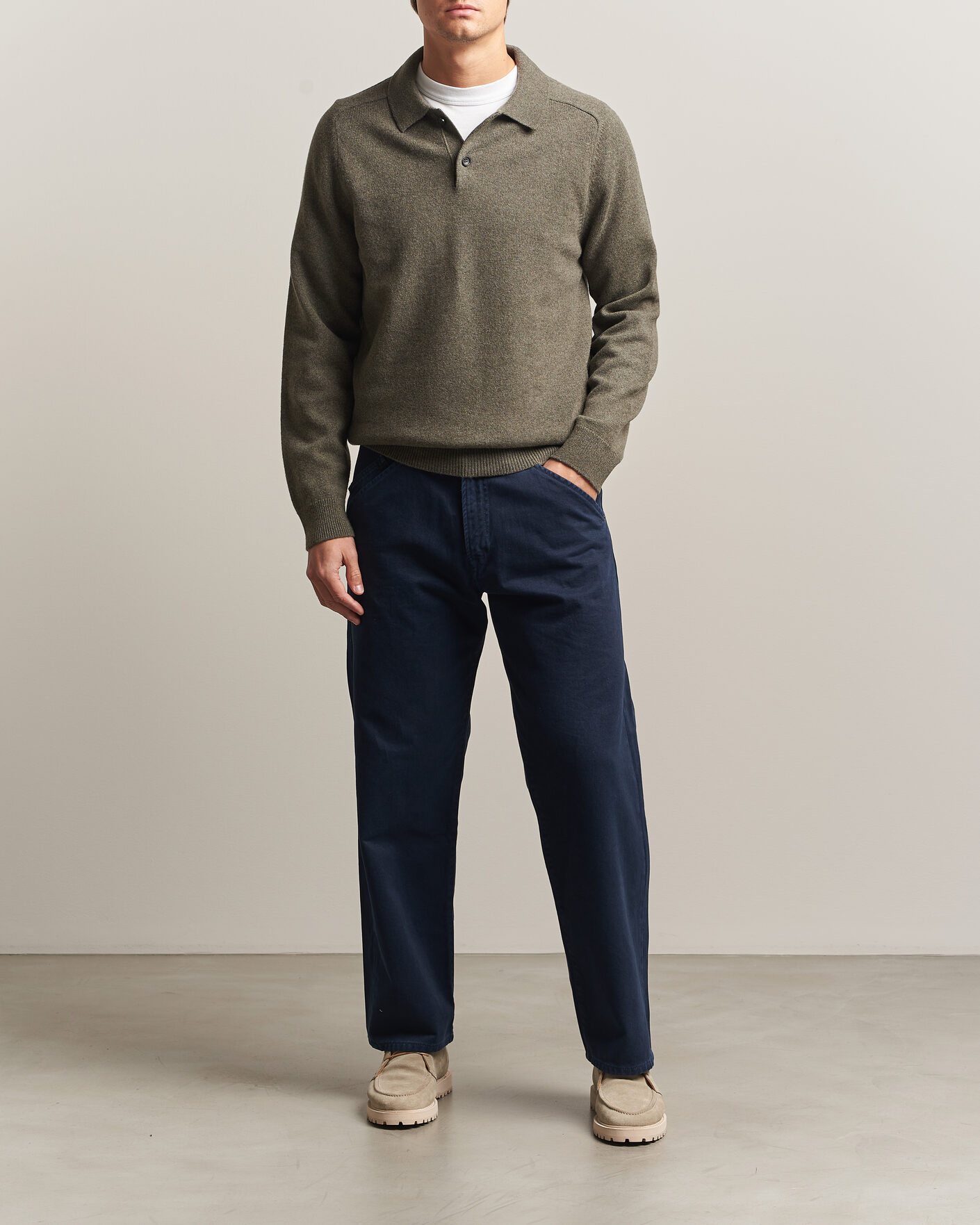 Heren | Broeken | PS Paul Smith | Relaxed Fit 5-Pocket Pants Navy