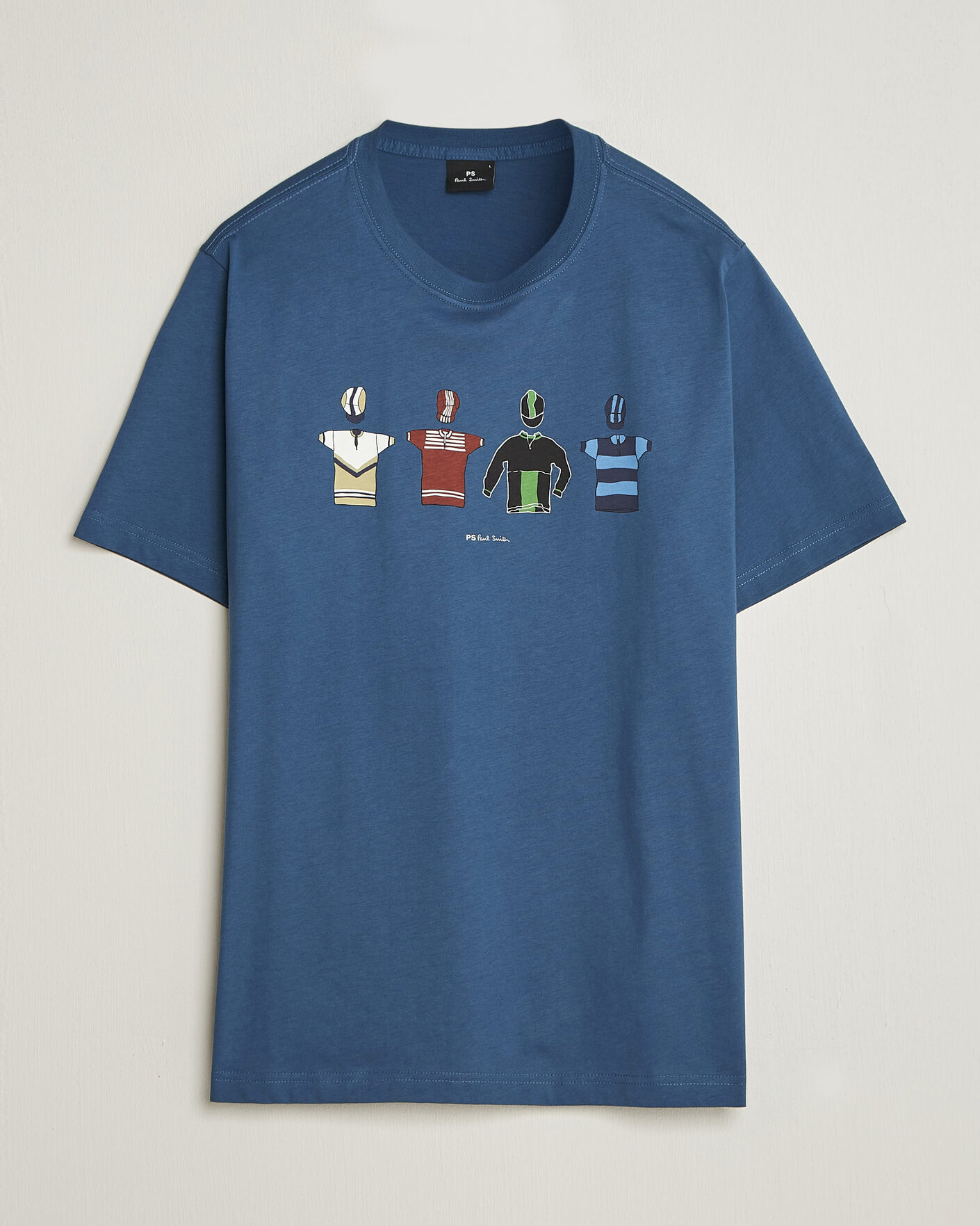 Heren | T-shirts | PS Paul Smith | Cycle Jersey's Crew Neck T-Shirt Blue