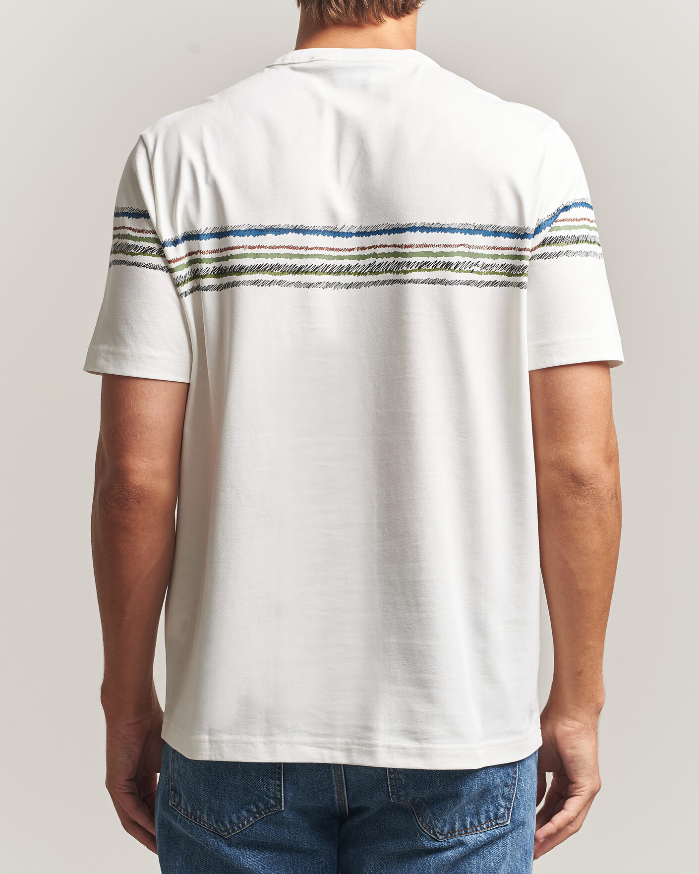 Heren | T-shirts | PS Paul Smith | Stripes Crew Neck T-Shirt White