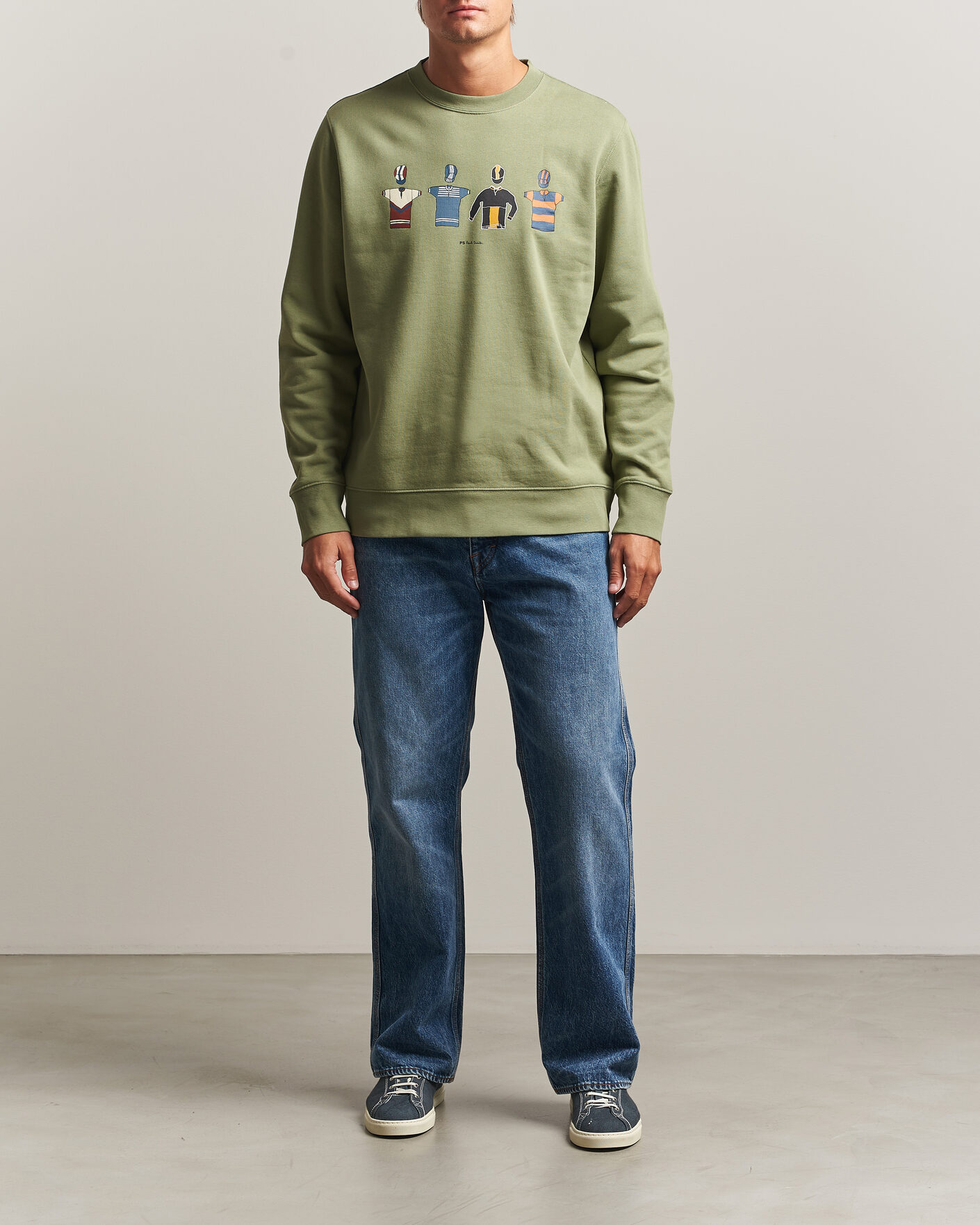 Heren | Truien | PS Paul Smith | Cycle Jersey's Crew Sweatshirt Green