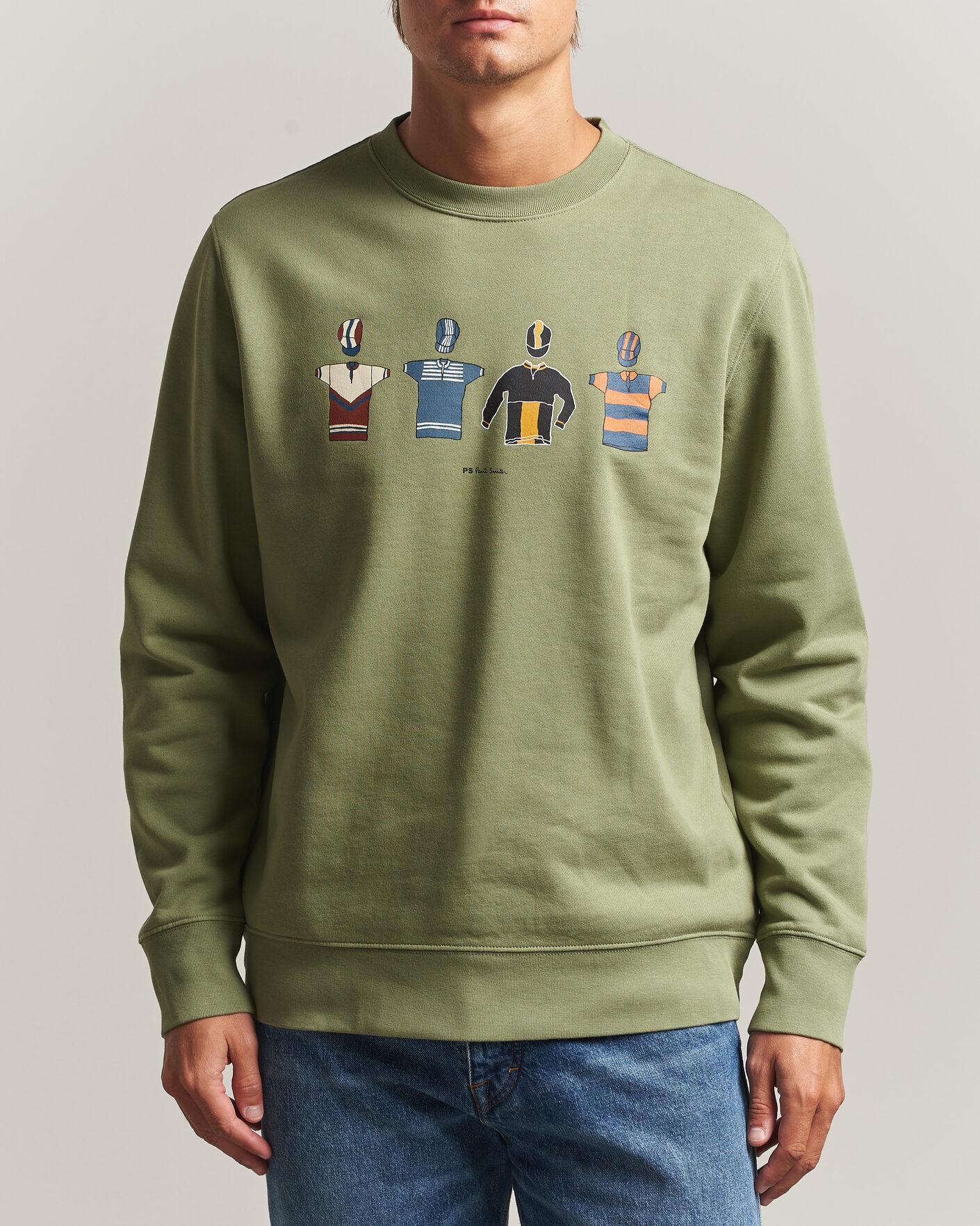 Heren | Truien | PS Paul Smith | Cycle Jersey's Crew Sweatshirt Green