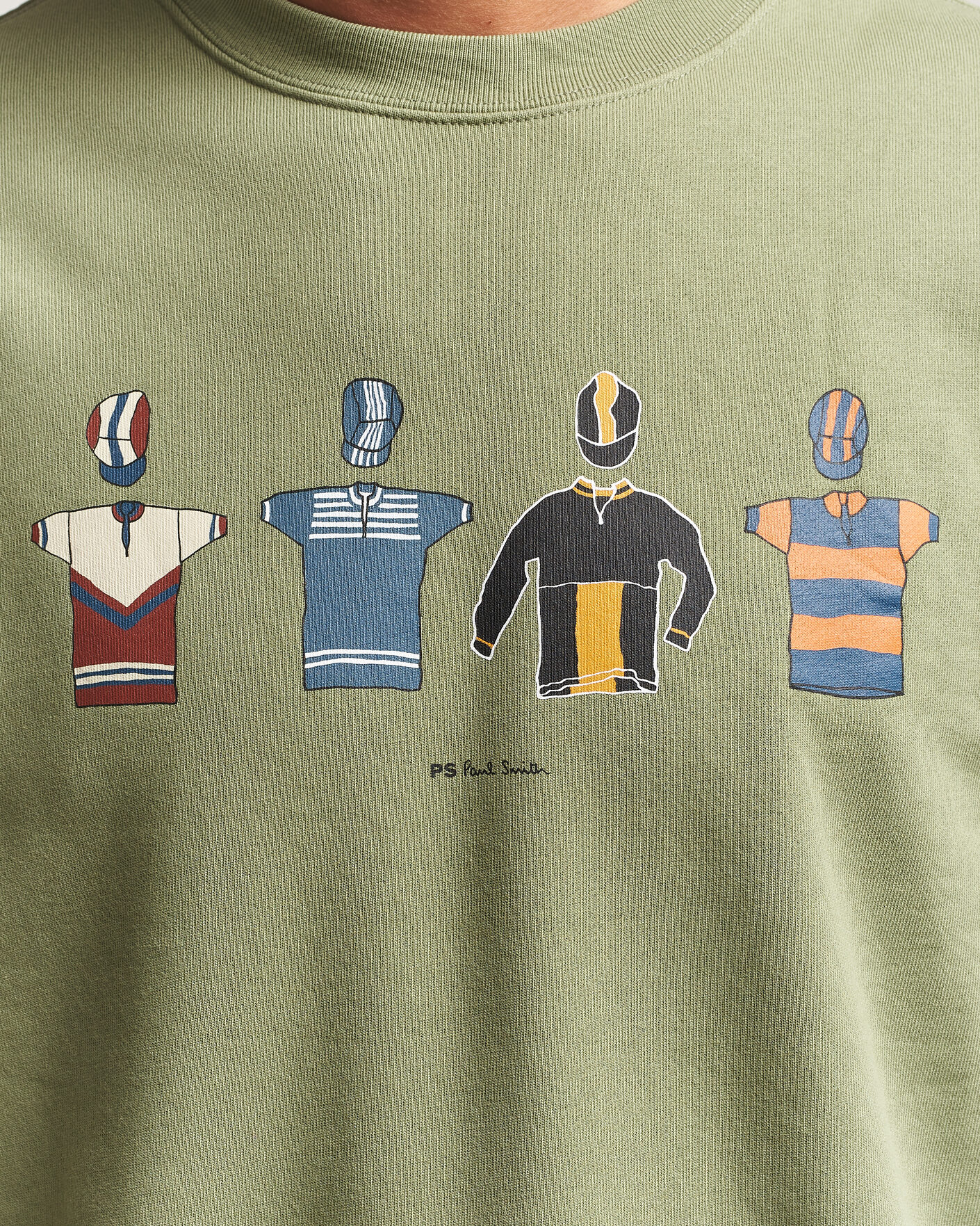 Heren | Truien | PS Paul Smith | Cycle Jersey's Crew Sweatshirt Green