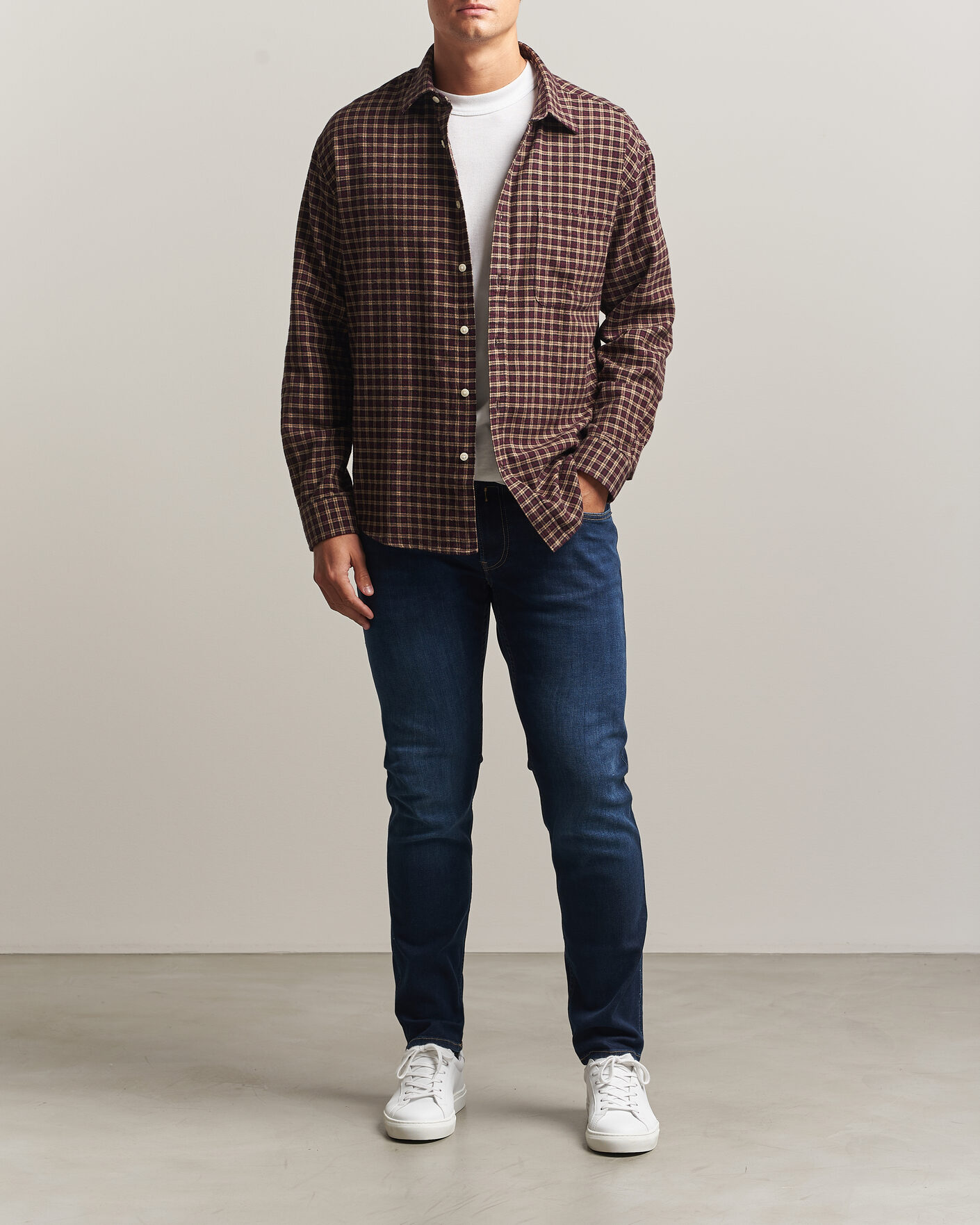 Heren | Jeans | Replay | Anbass Powerstretch Jeans Dark Blue