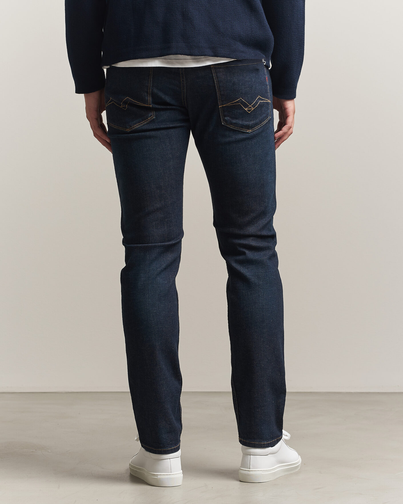 Heren | Jeans | Replay | Anbass Super Stretch DNA Jeans Dark Blue