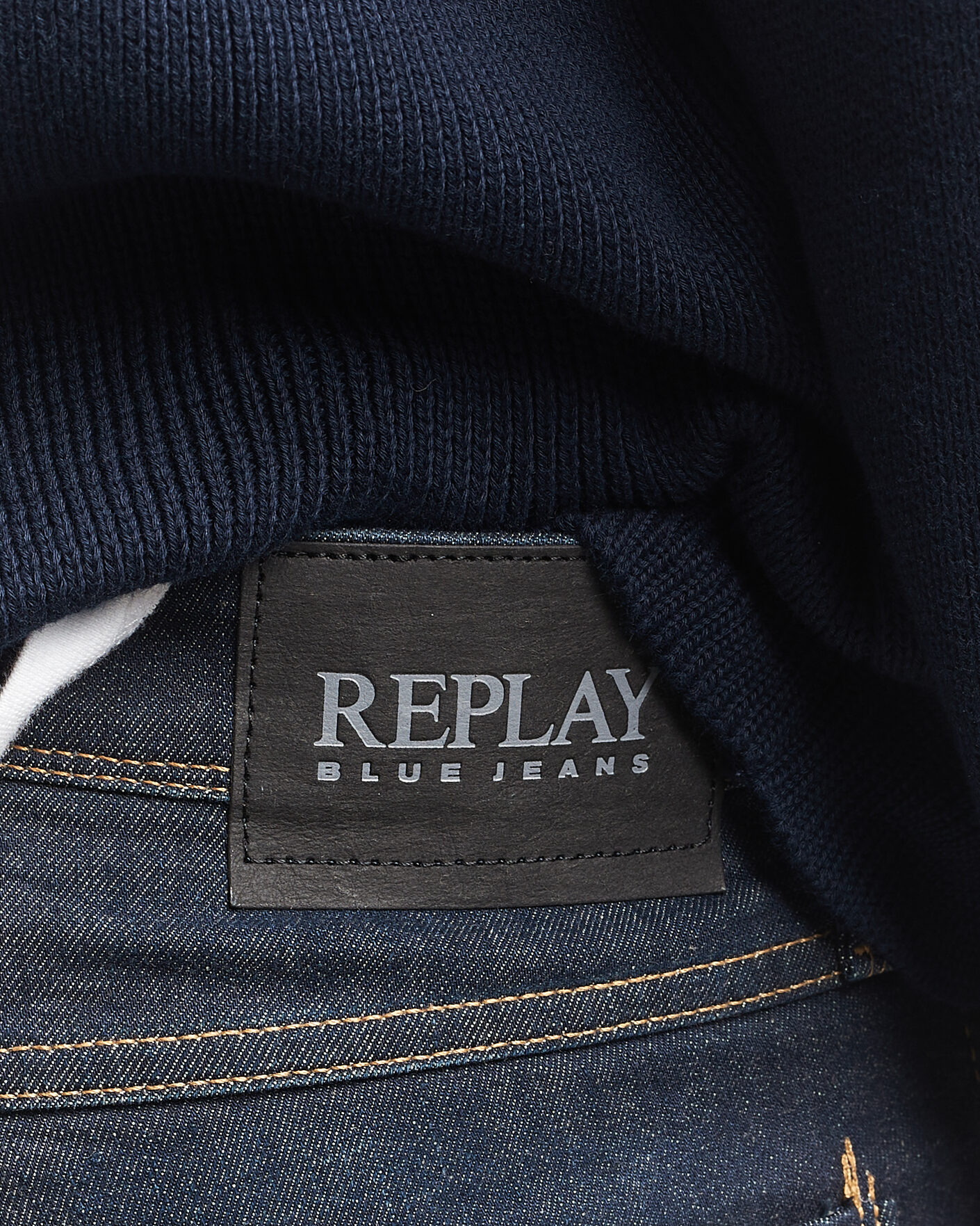 Heren | Jeans | Replay | Anbass Super Stretch DNA Jeans Dark Blue