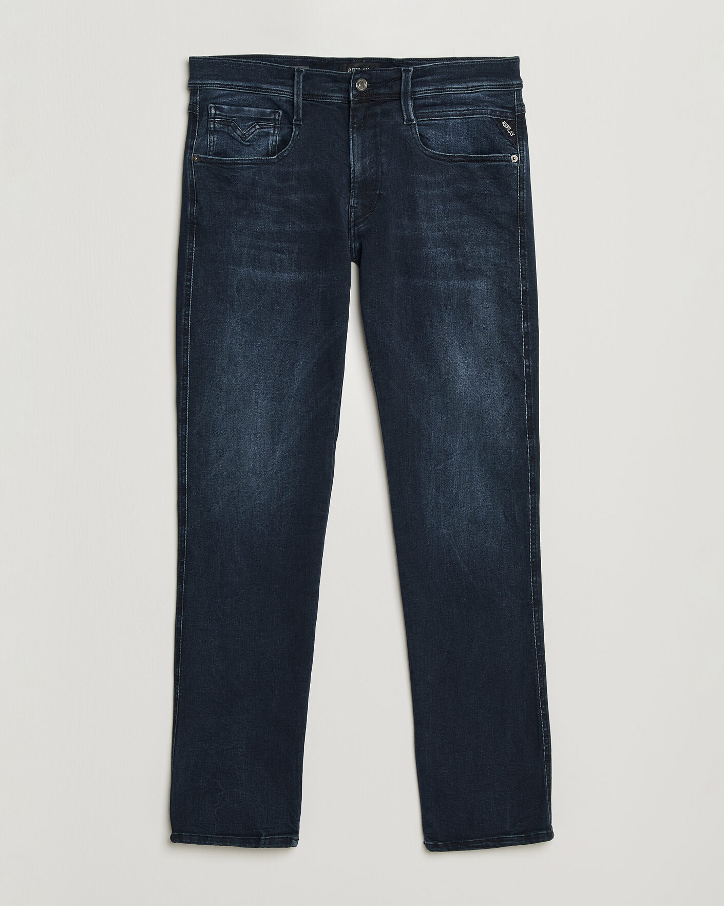 Heren | Jeans | Replay | Anbass Hyperflex Jeans Dark Blue