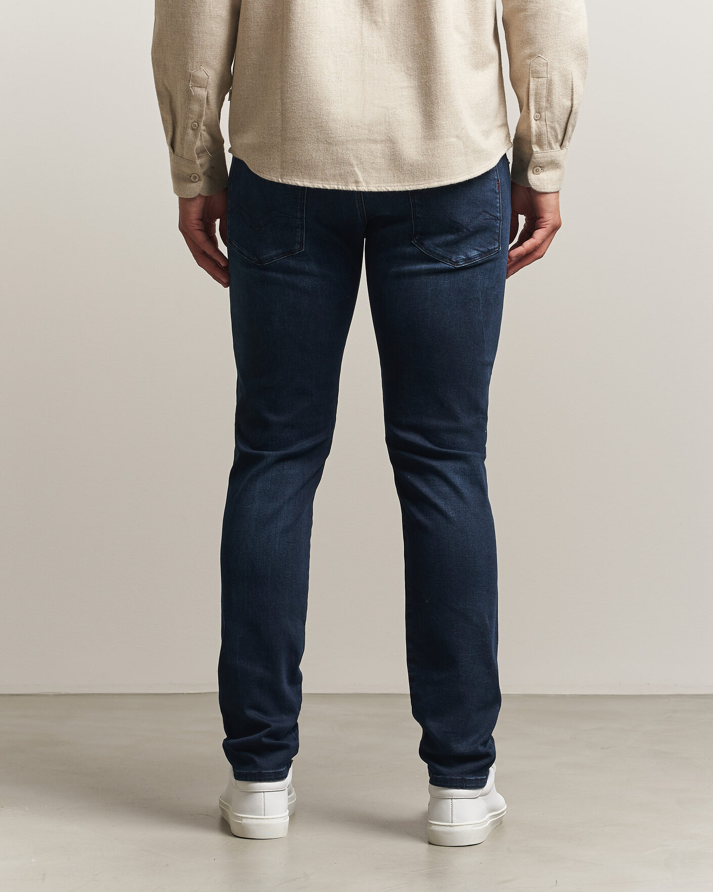 Heren | Jeans | Replay | Anbass Hyperflex Jeans Dark Blue