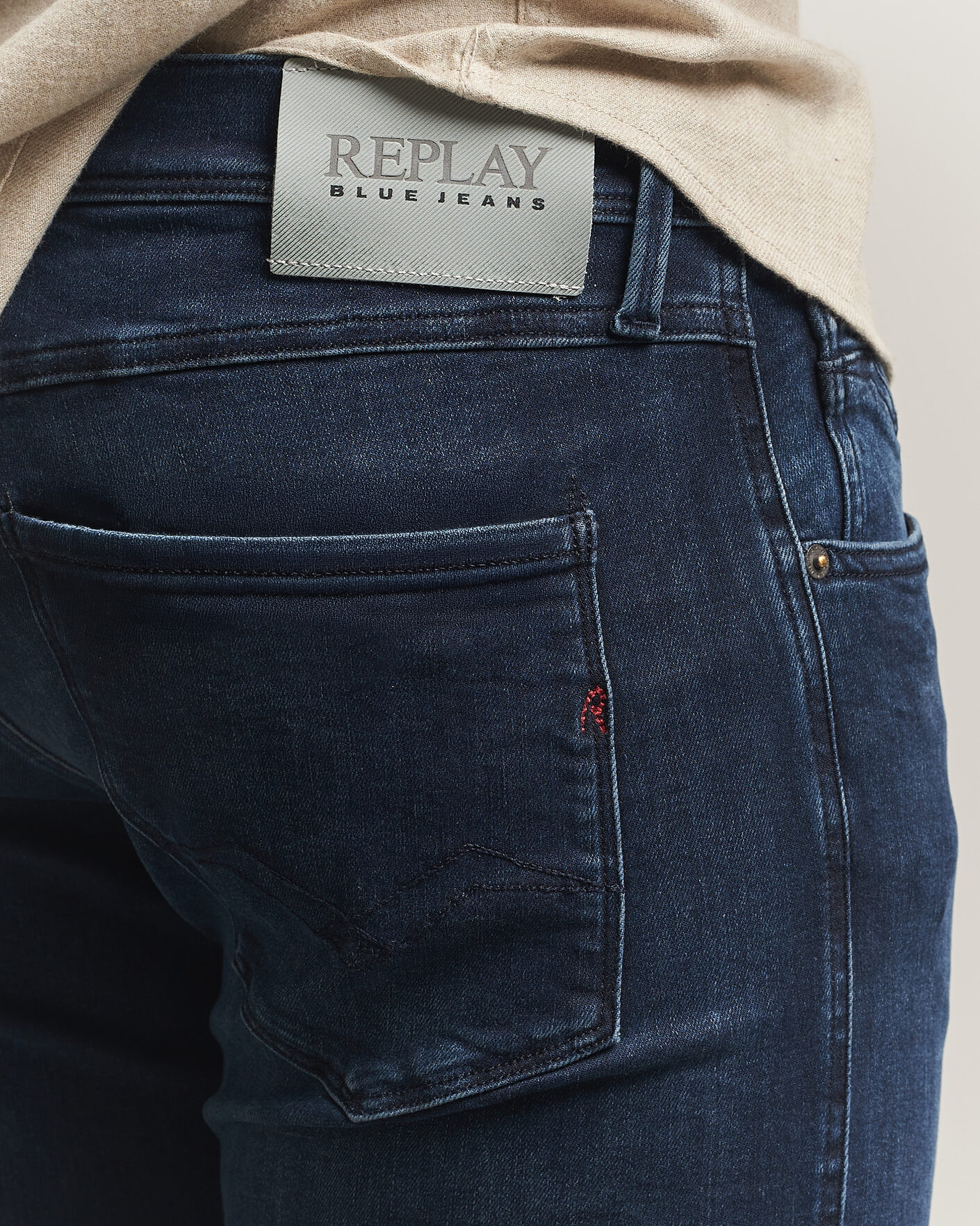 Heren | Jeans | Replay | Anbass Hyperflex Jeans Dark Blue