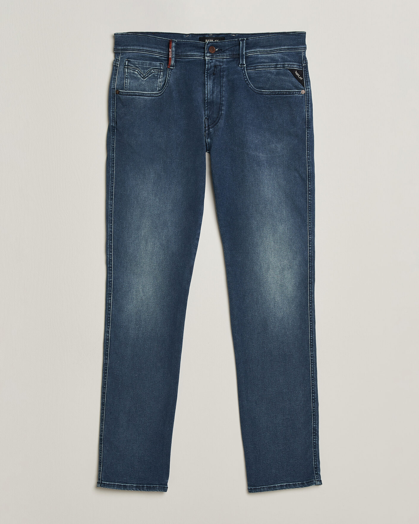 Heren | Jeans | Replay | Anbass Hyperflex Jeans Dark Blue