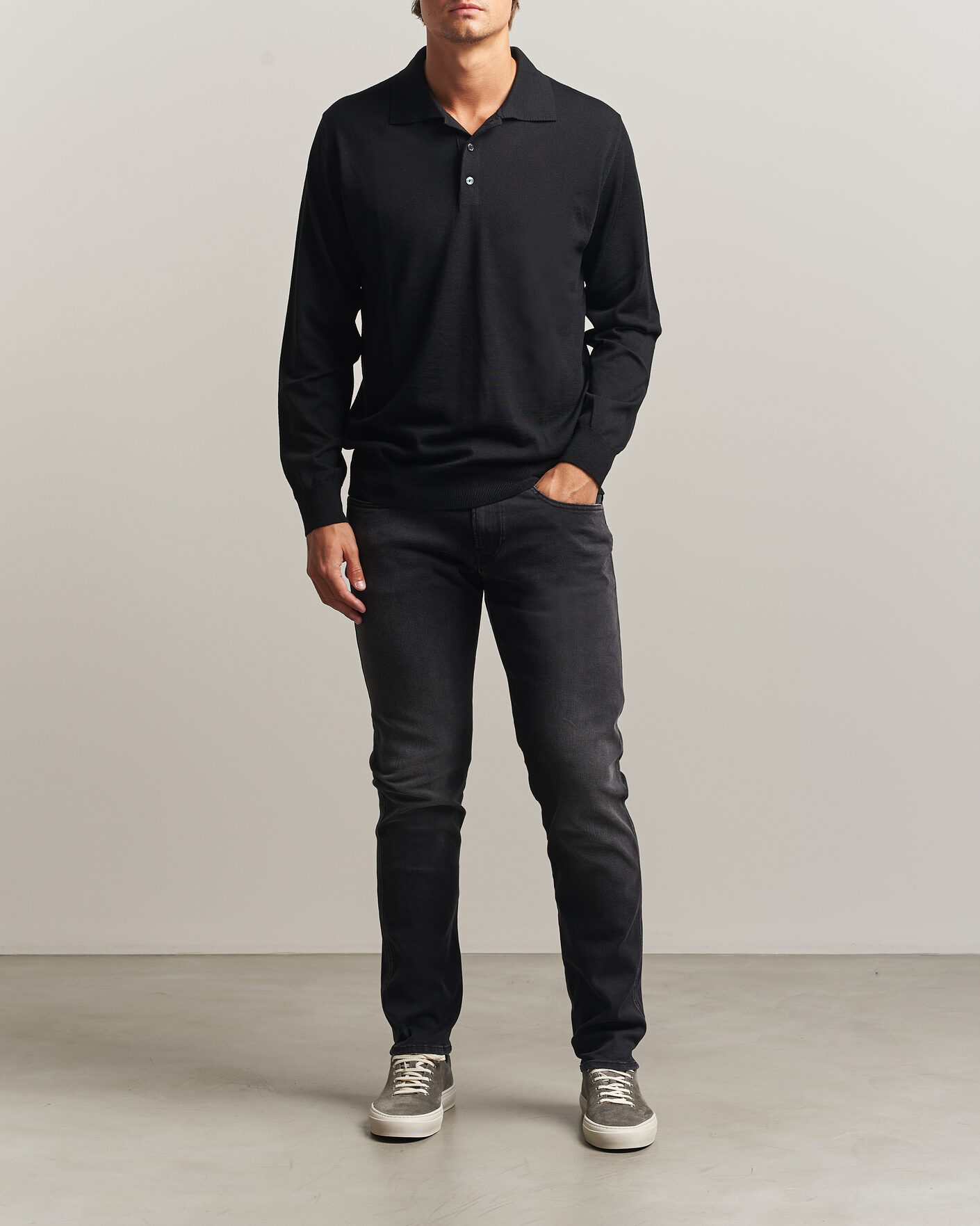 Heren | Jeans | Replay | Anbass Hyperflex Jeans Washed Black