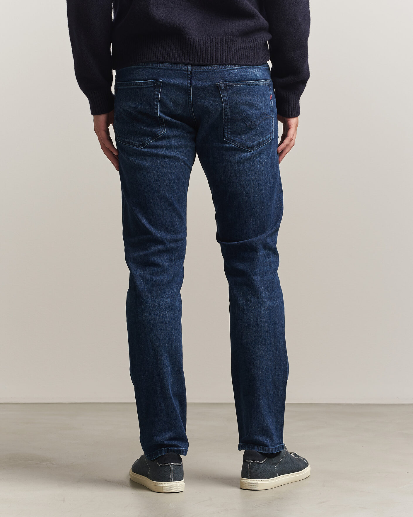 Heren | Jeans | Replay | Grover Powerstretch Jeans Dark Blue
