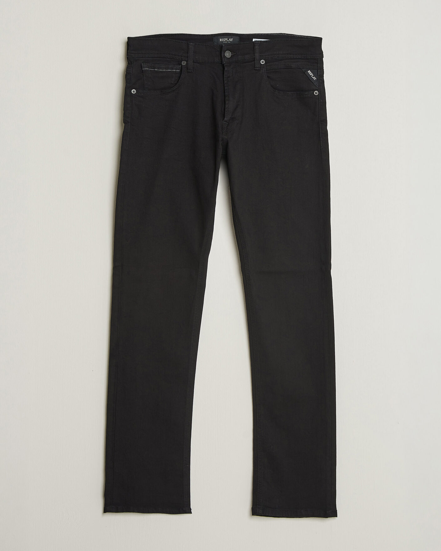 Heren | Jeans | Replay | Grover Powerstretch Jeans Stay Black