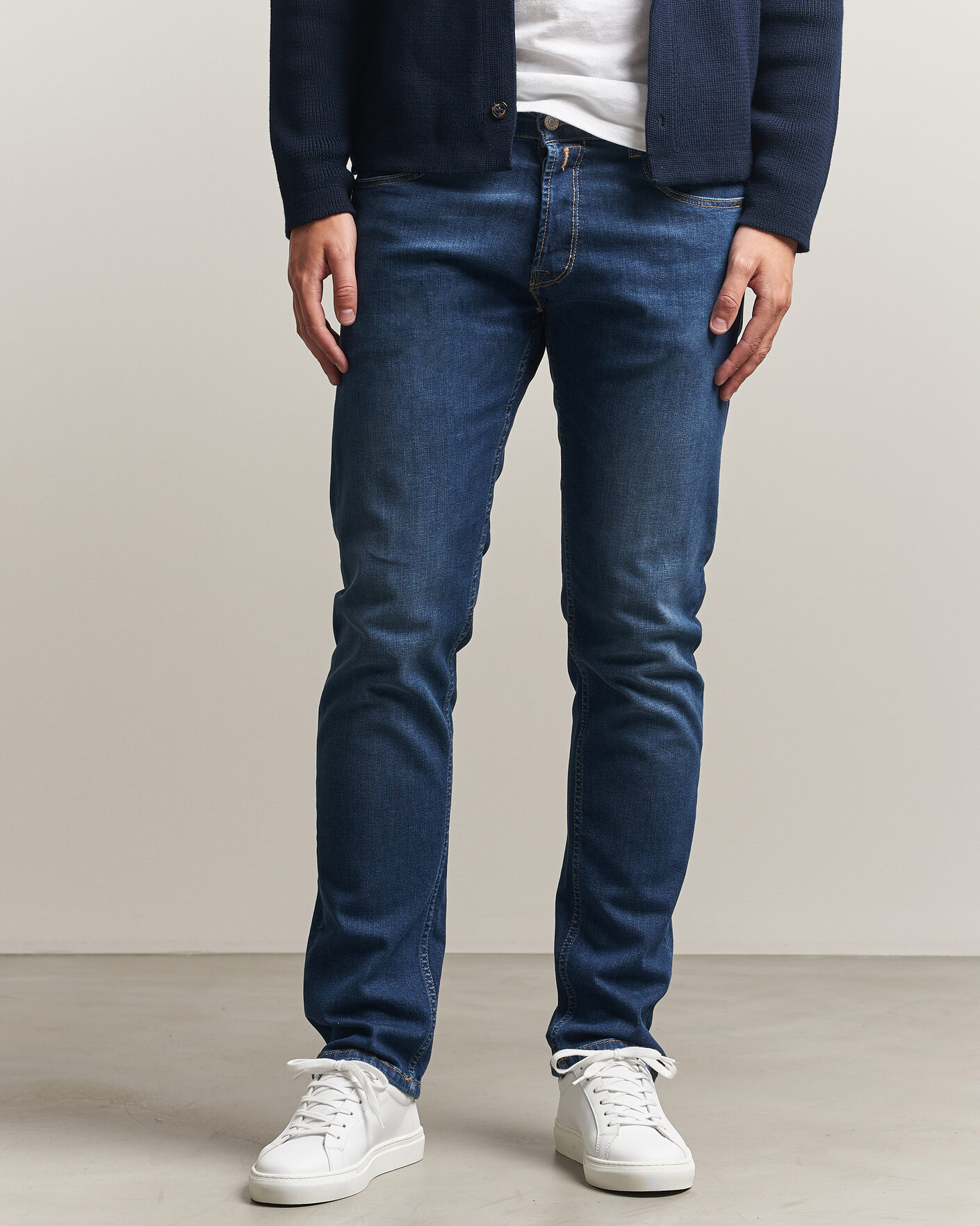 Heren | Jeans | Replay | Grover Super Stretch DNA Jeans Dark Blue