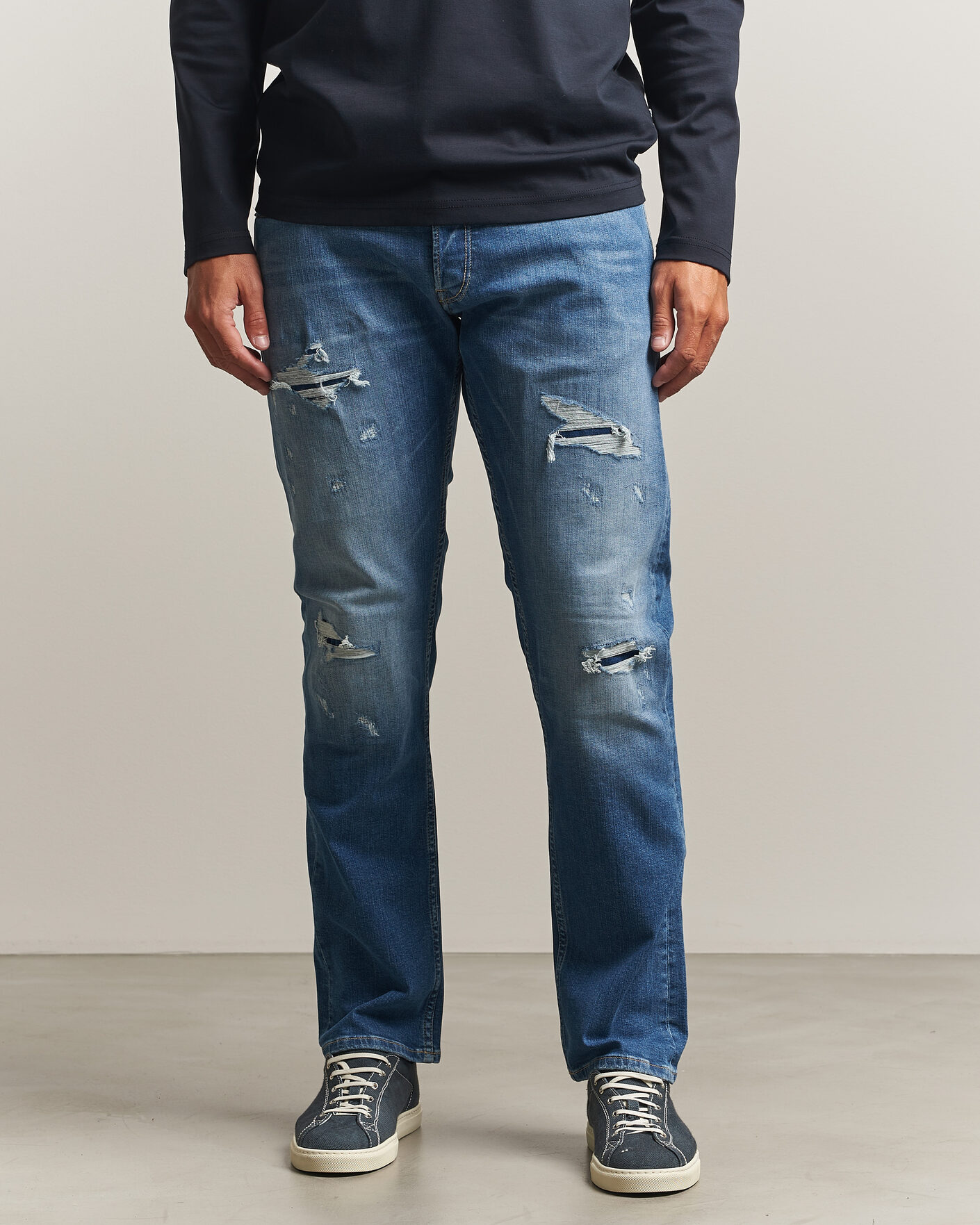 Heren | Jeans | Replay | Grover Super Stretch DNA Jeans Medium Blue