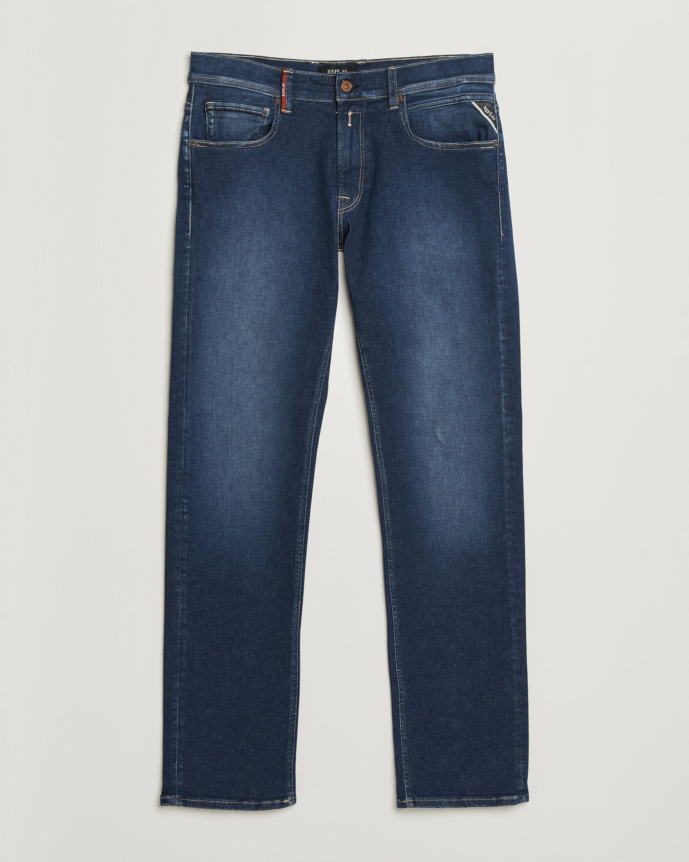 Heren | Jeans | Replay | Grover Hyperflex Jeans Dark Blue