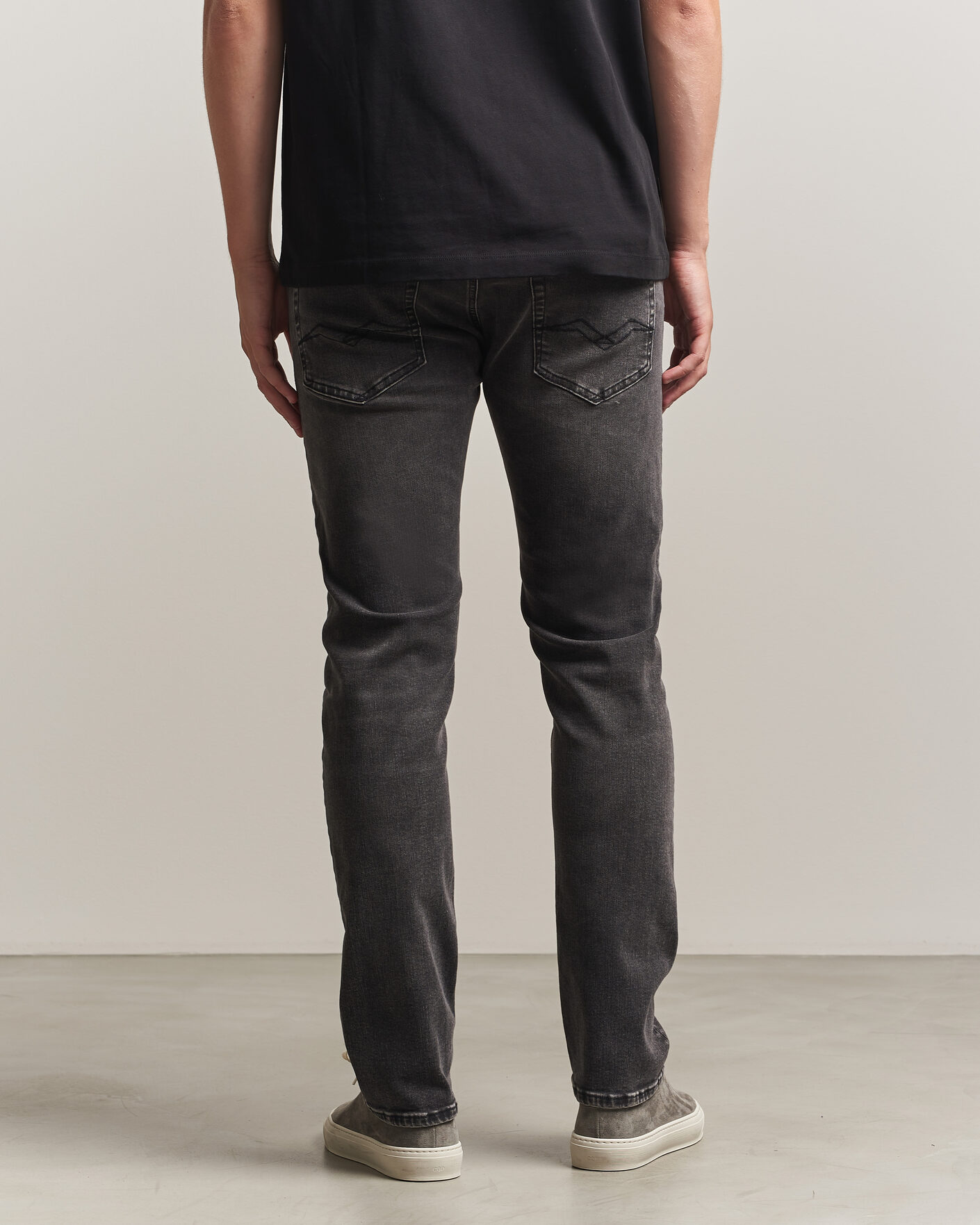 Heren | Jeans | Replay | Grover Hyperflex Jeans Dark Grey