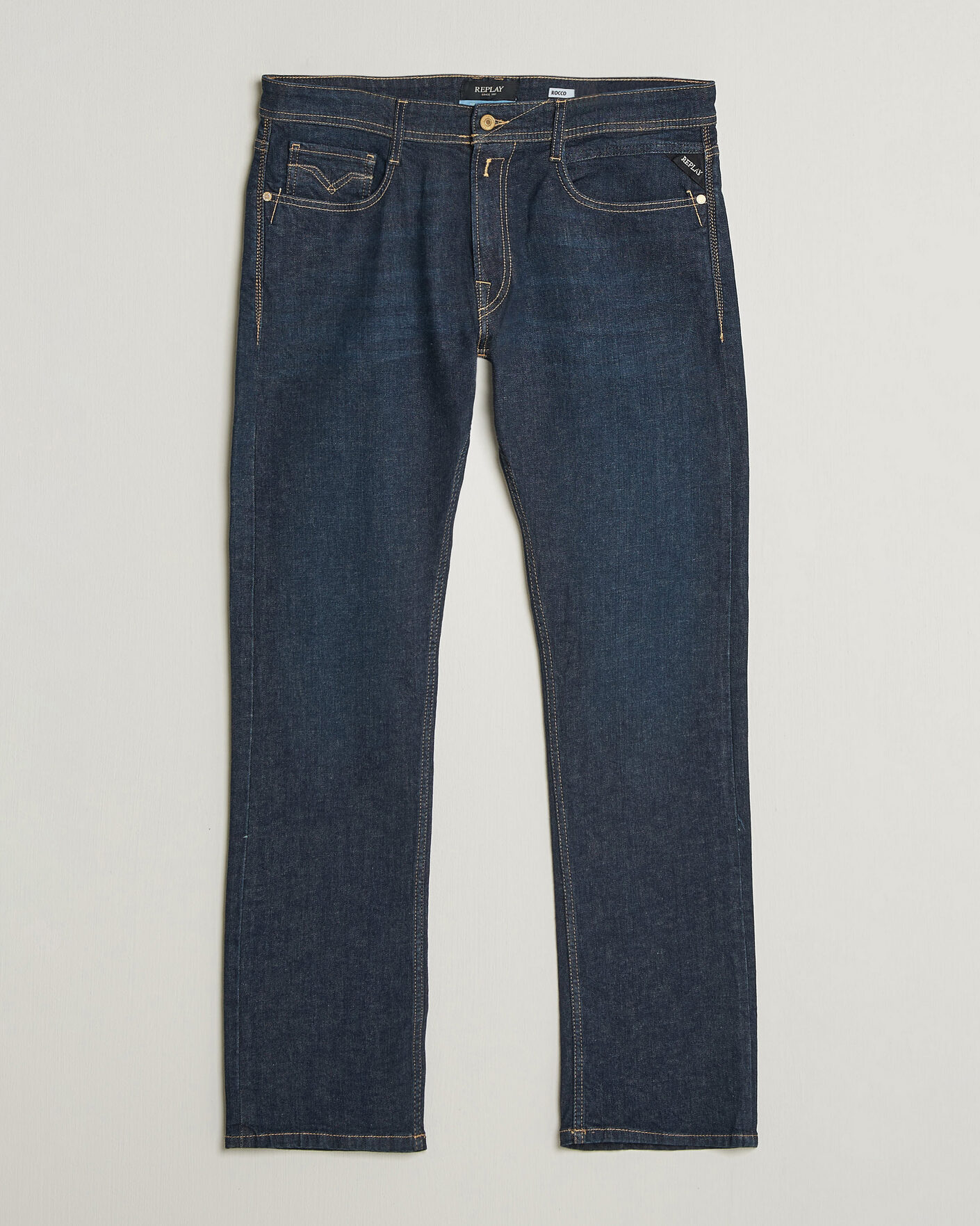 Heren | Jeans | Replay | Rocco Comfort Fit Super Stretch DNA Jeans Dark Blue