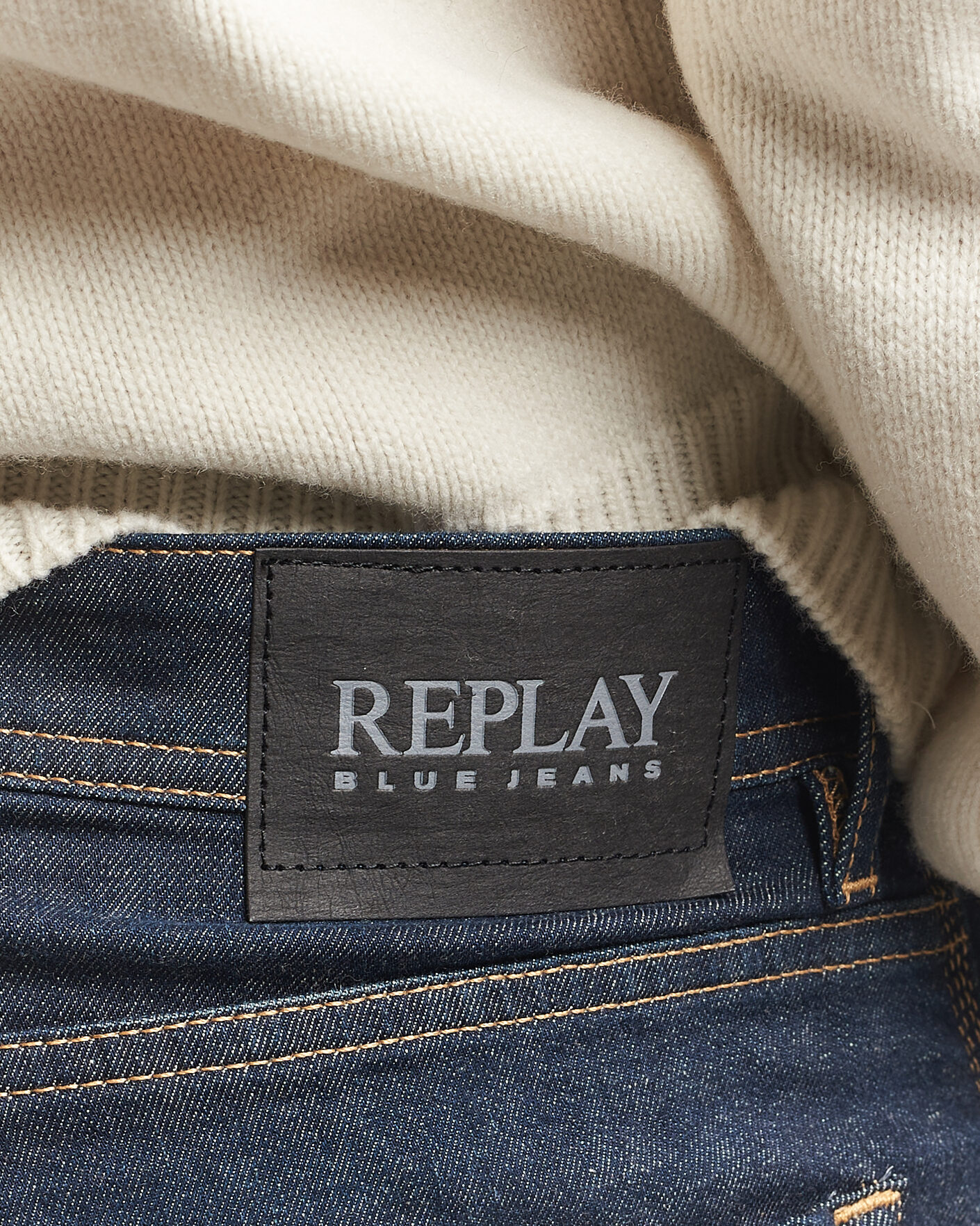 Heren | Jeans | Replay | Rocco Comfort Fit Super Stretch DNA Jeans Dark Blue