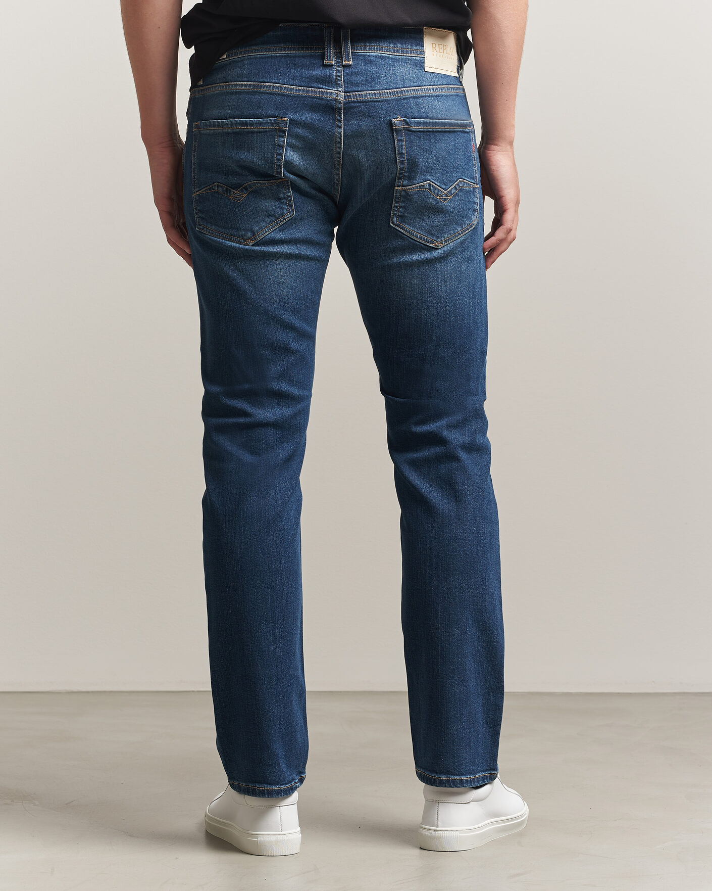 Heren | Jeans | Replay | Rocco Comfort Fit Super Stretch DNA Jeans Dark Blue